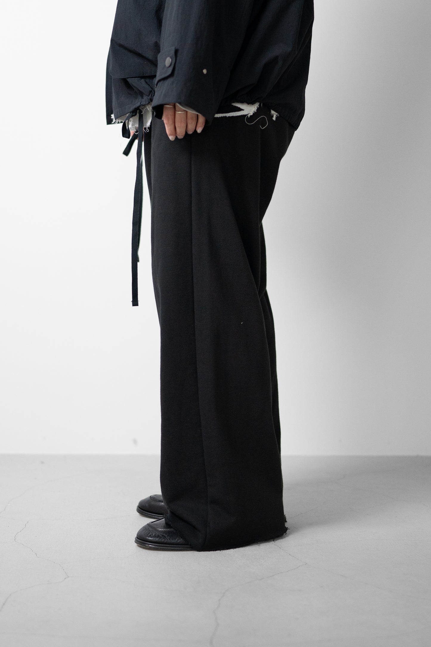 ANCELLM / SWEAT SLACKS "BLACK"