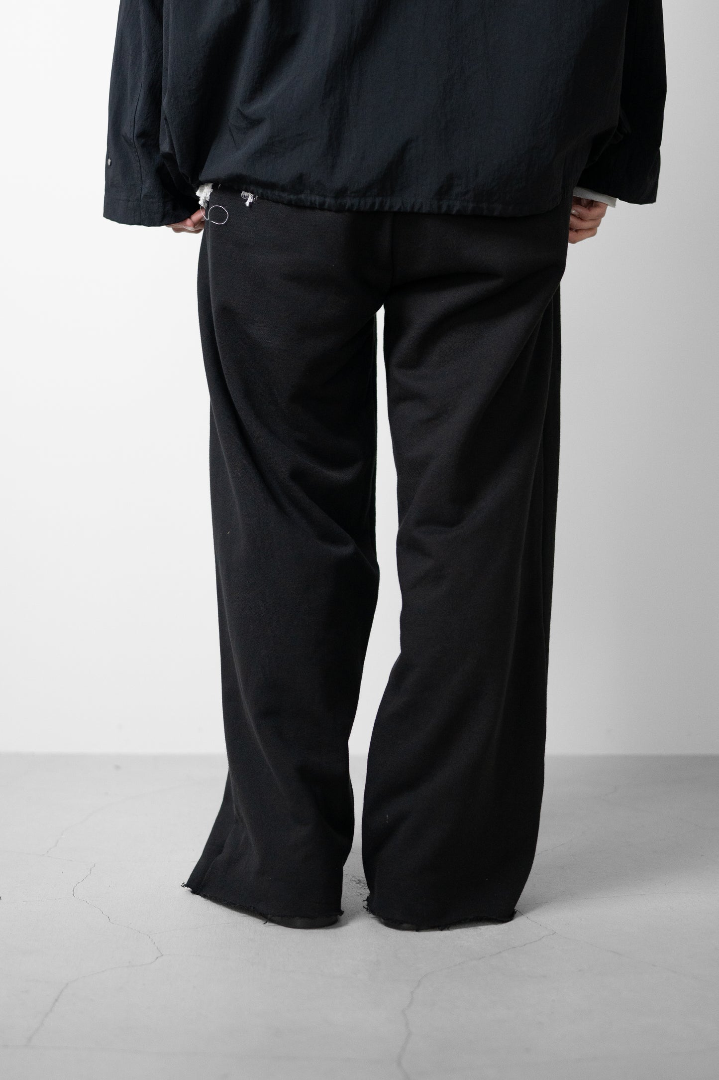 ANCELLM / SWEAT SLACKS "BLACK"