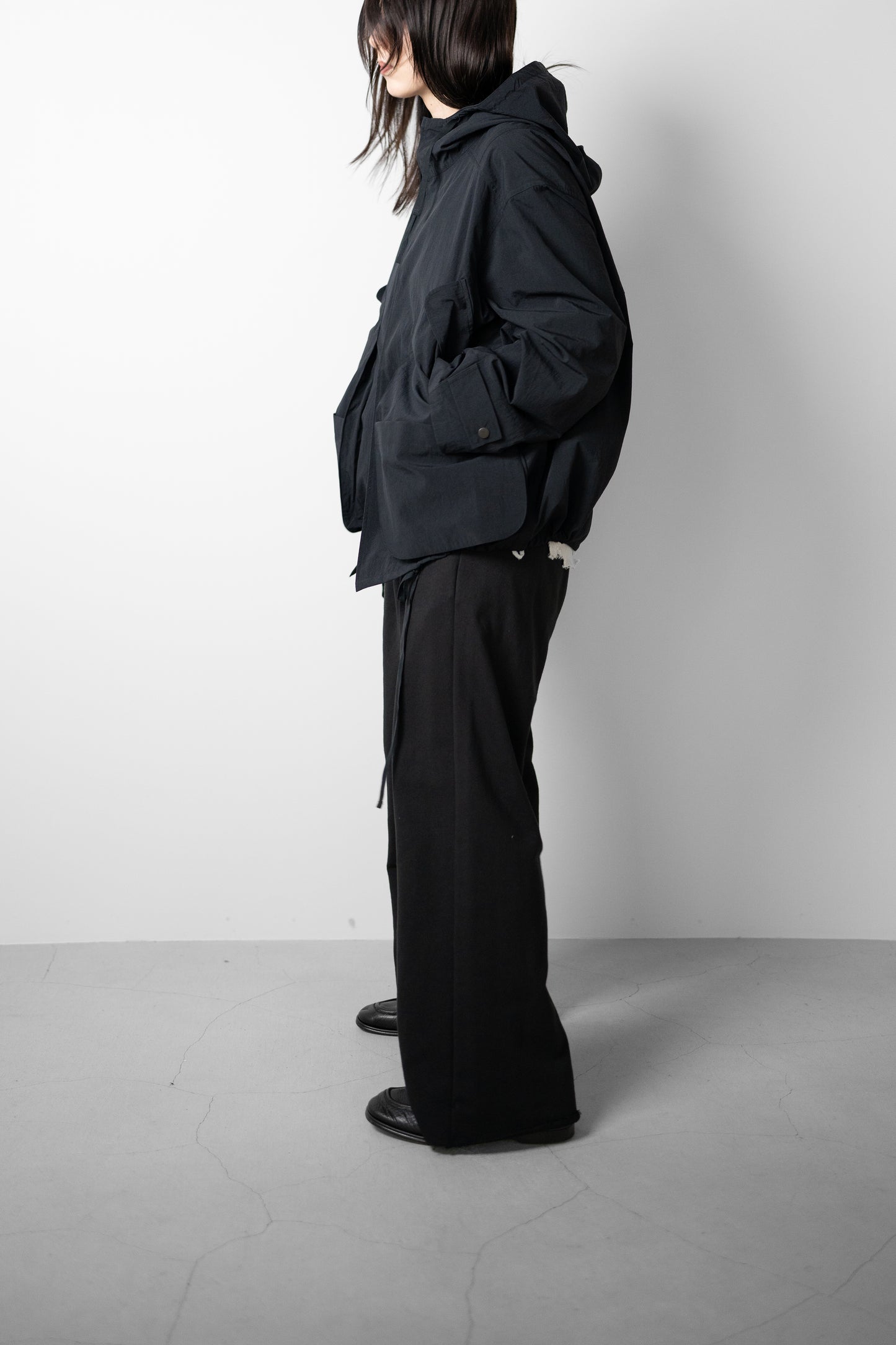 ANCELLM / SWEAT SLACKS "BLACK"
