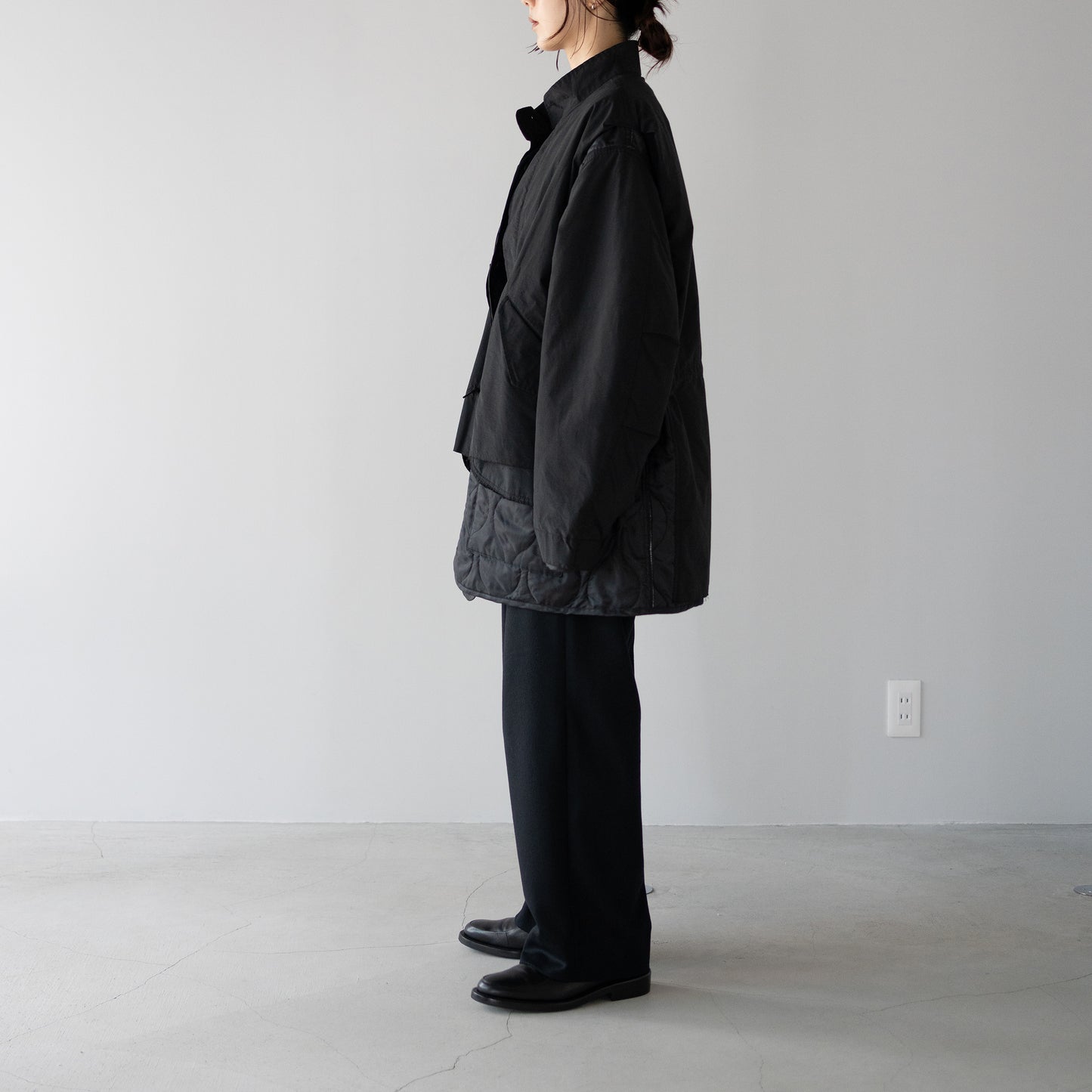 YOKE/ Connected Military Blouson "BLACK"