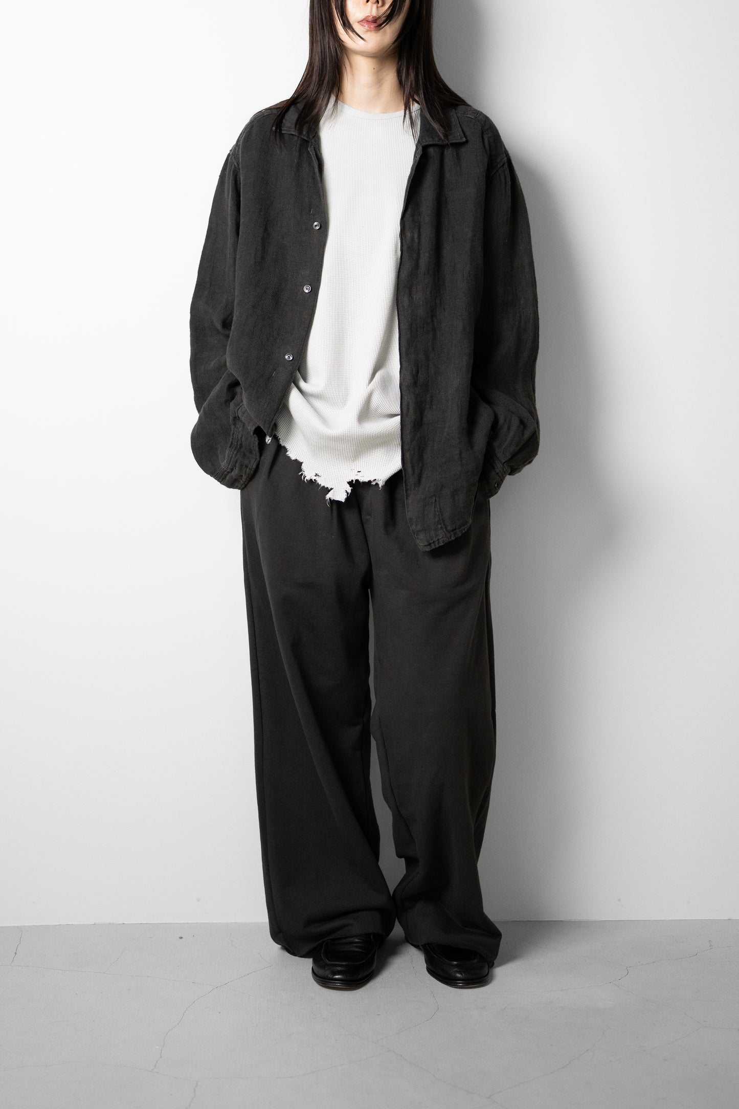 ANCELLM / SWEAT SLACKS "CHARCOAL"