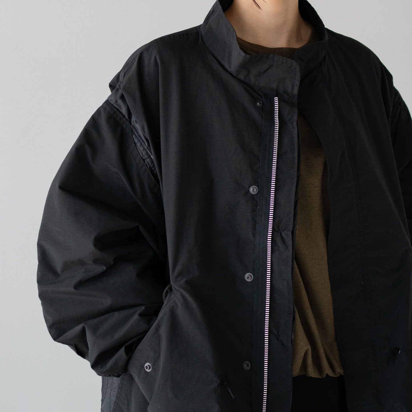 YOKE/ Connected Military Blouson "BLACK"