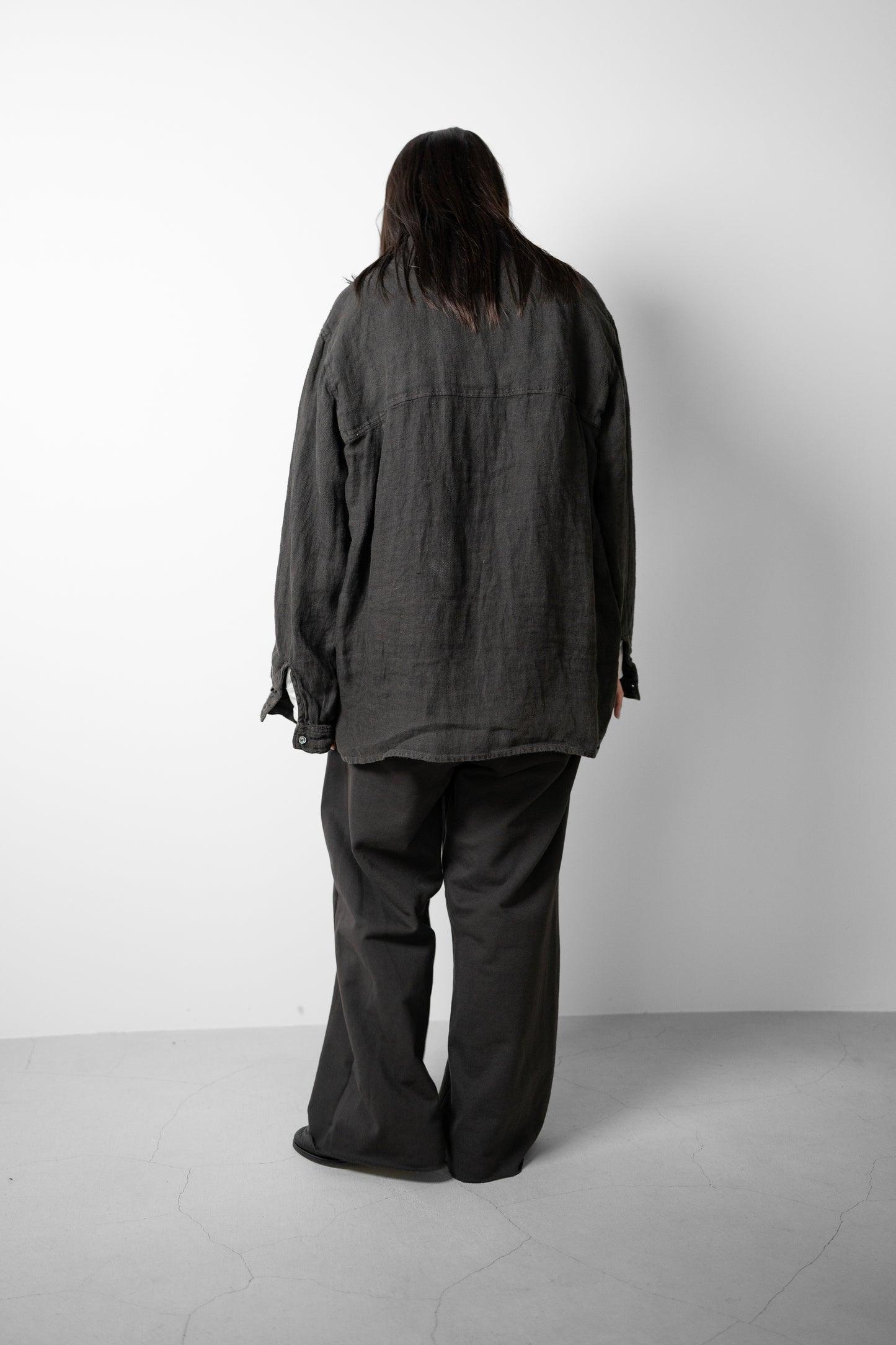 ANCELLM / SWEAT SLACKS "CHARCOAL"