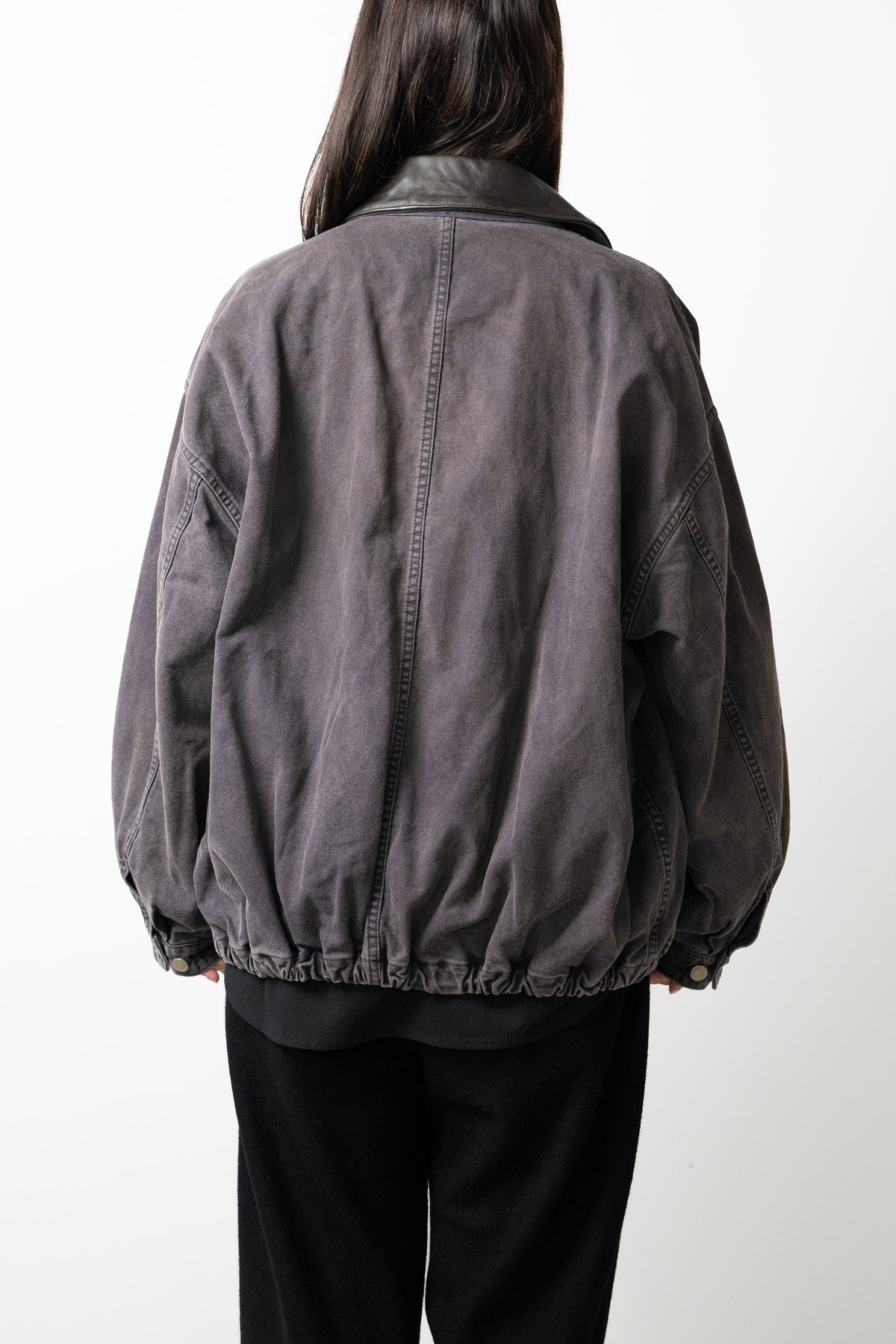 ssstein/ SULFUR DYED WHIPCORD VINTAGE JACKET "BLACK"