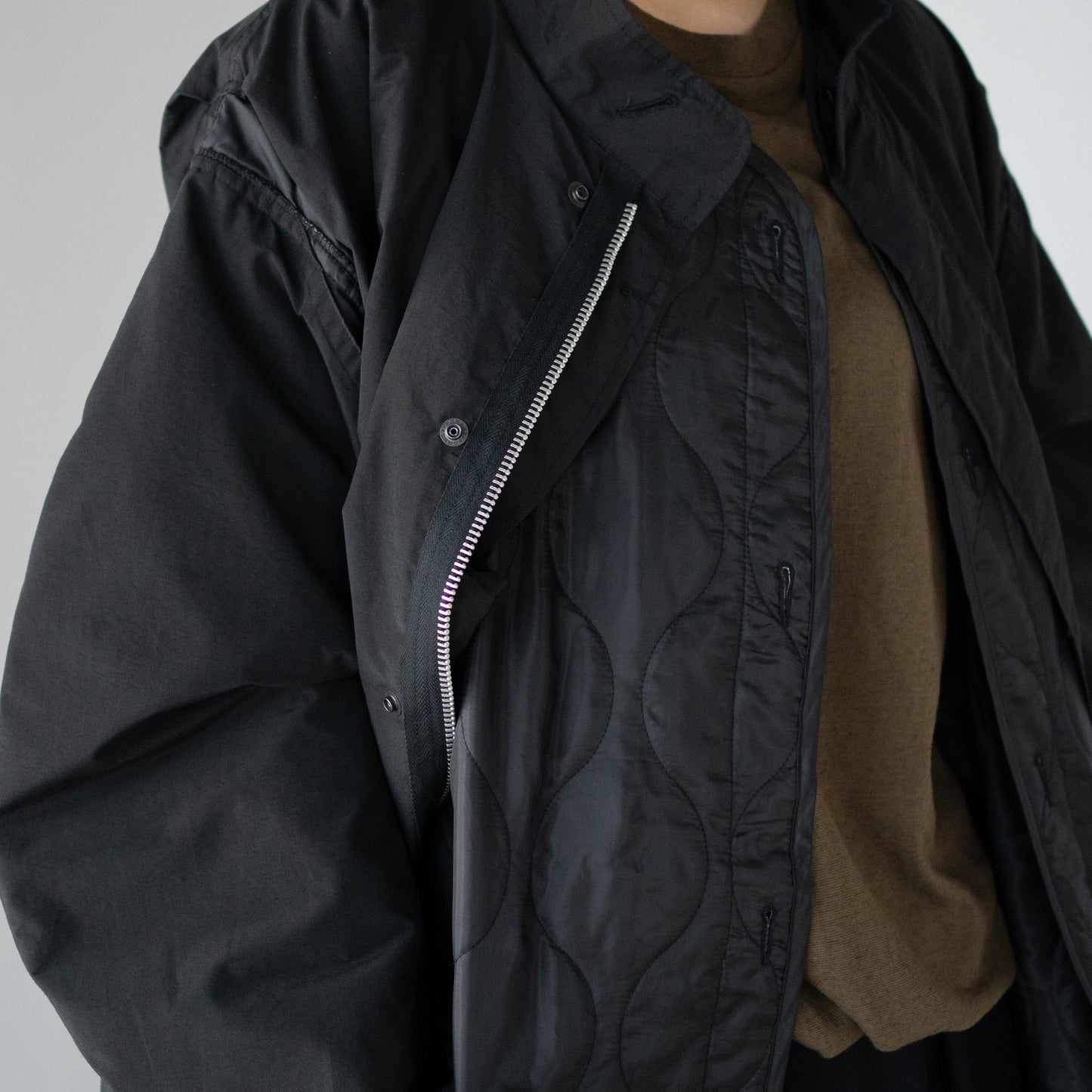 YOKE/ Connected Military Blouson "BLACK"