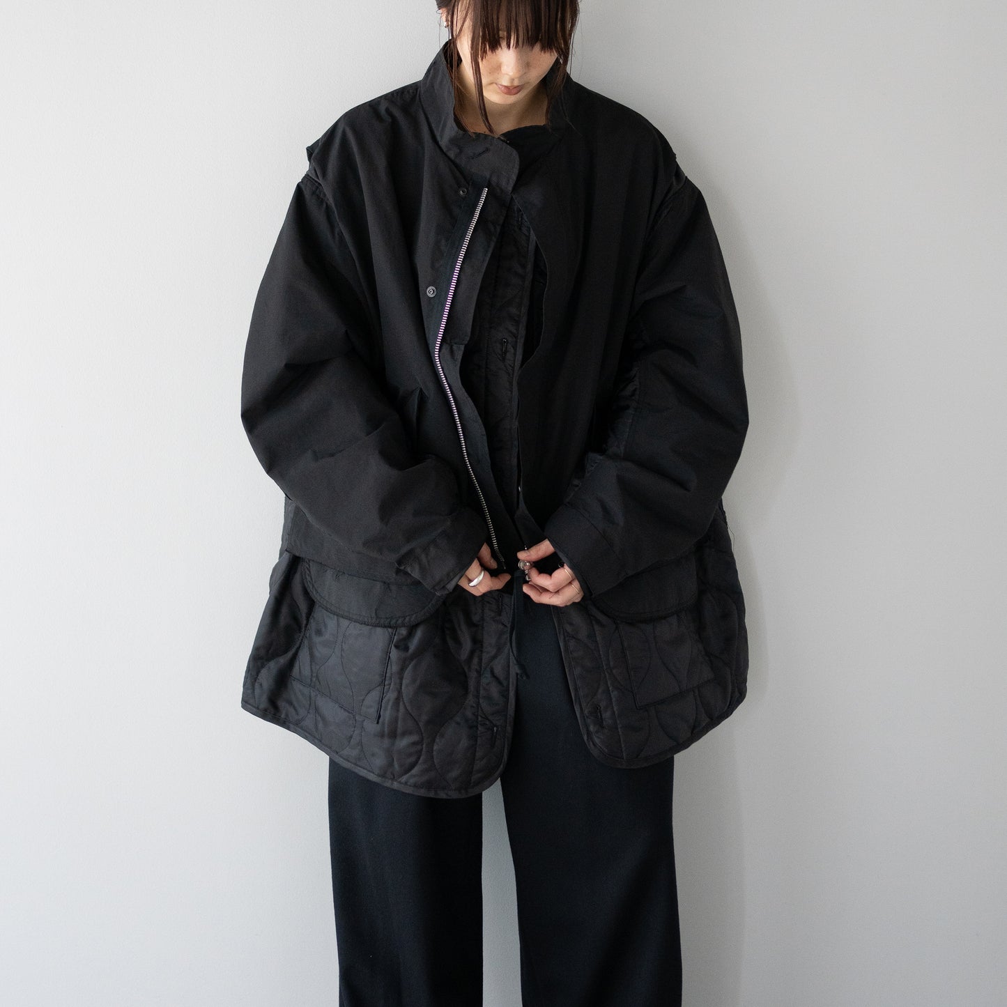 YOKE/ Connected Military Blouson "BLACK"