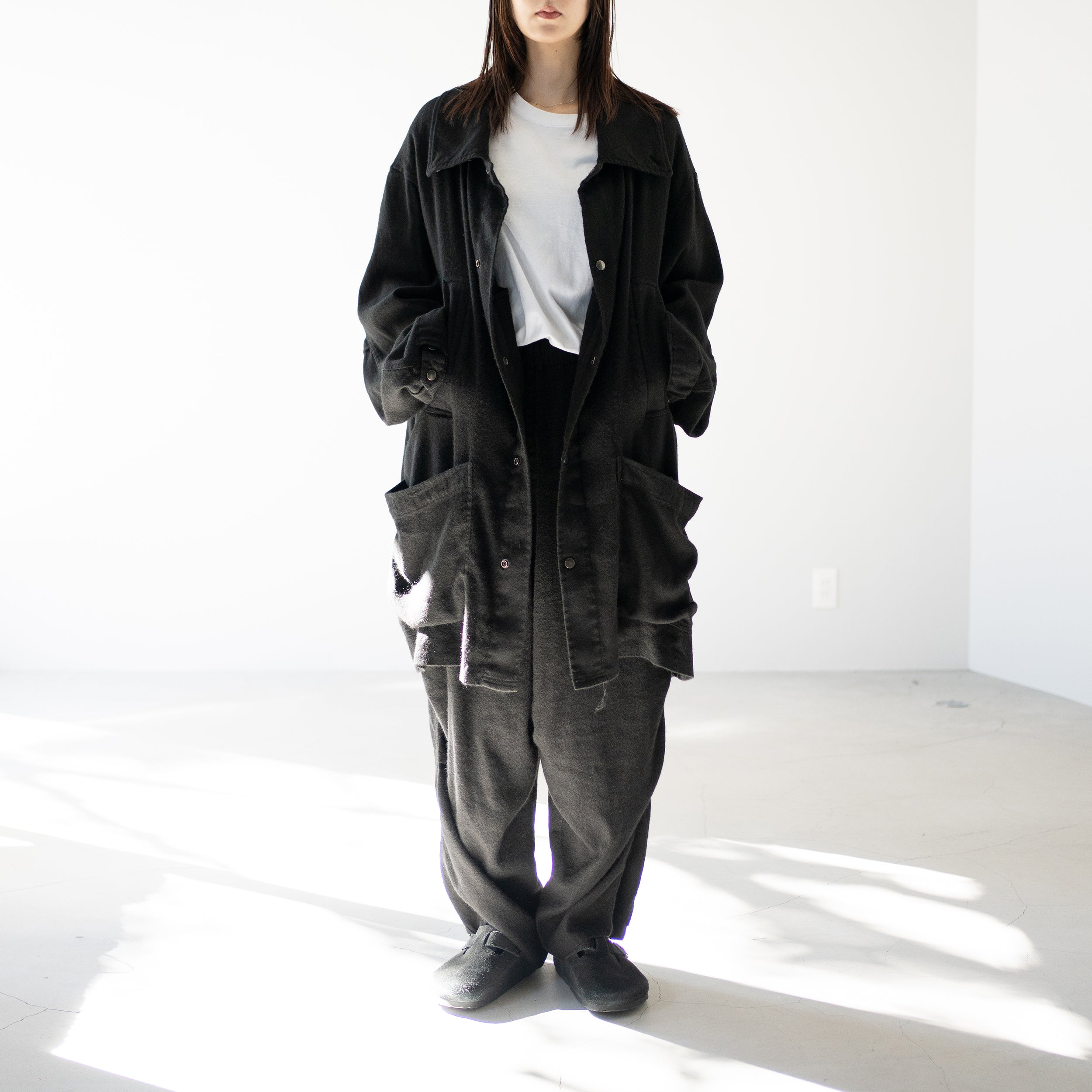 ジャケット・アウター barbell object flower fl coat (Black) barbell object(バーベルオブジェクト) / flower fl coat 
