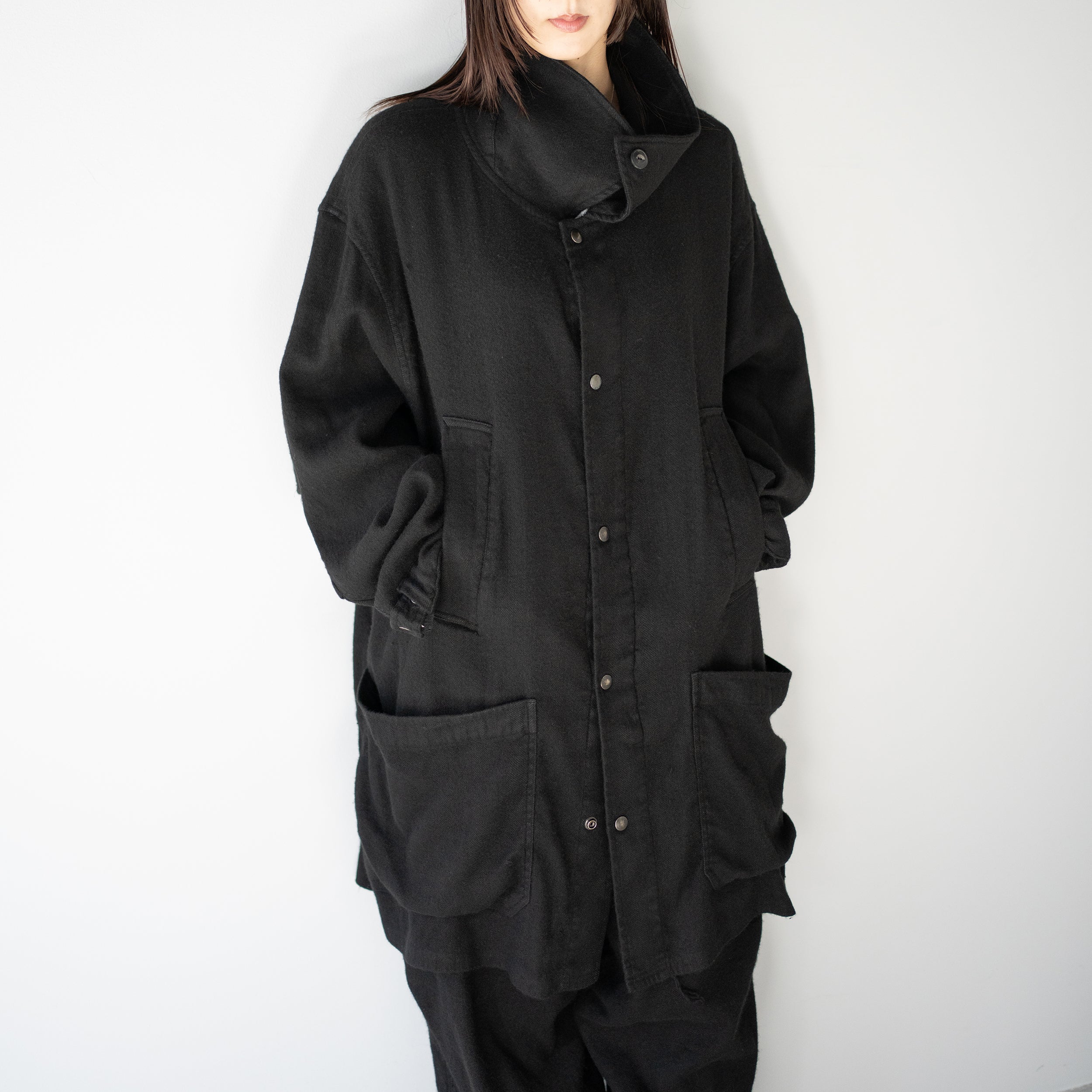 ジャケット・アウター barbell object flower fl coat (Black) barbell object(バーベルオブジェクト) / flower fl coat 