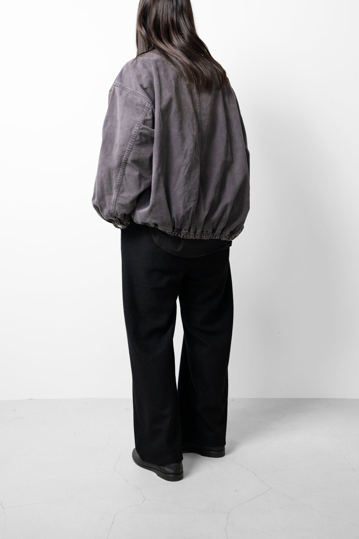 ssstein/ SULFUR DYED WHIPCORD VINTAGE JACKET "BLACK"