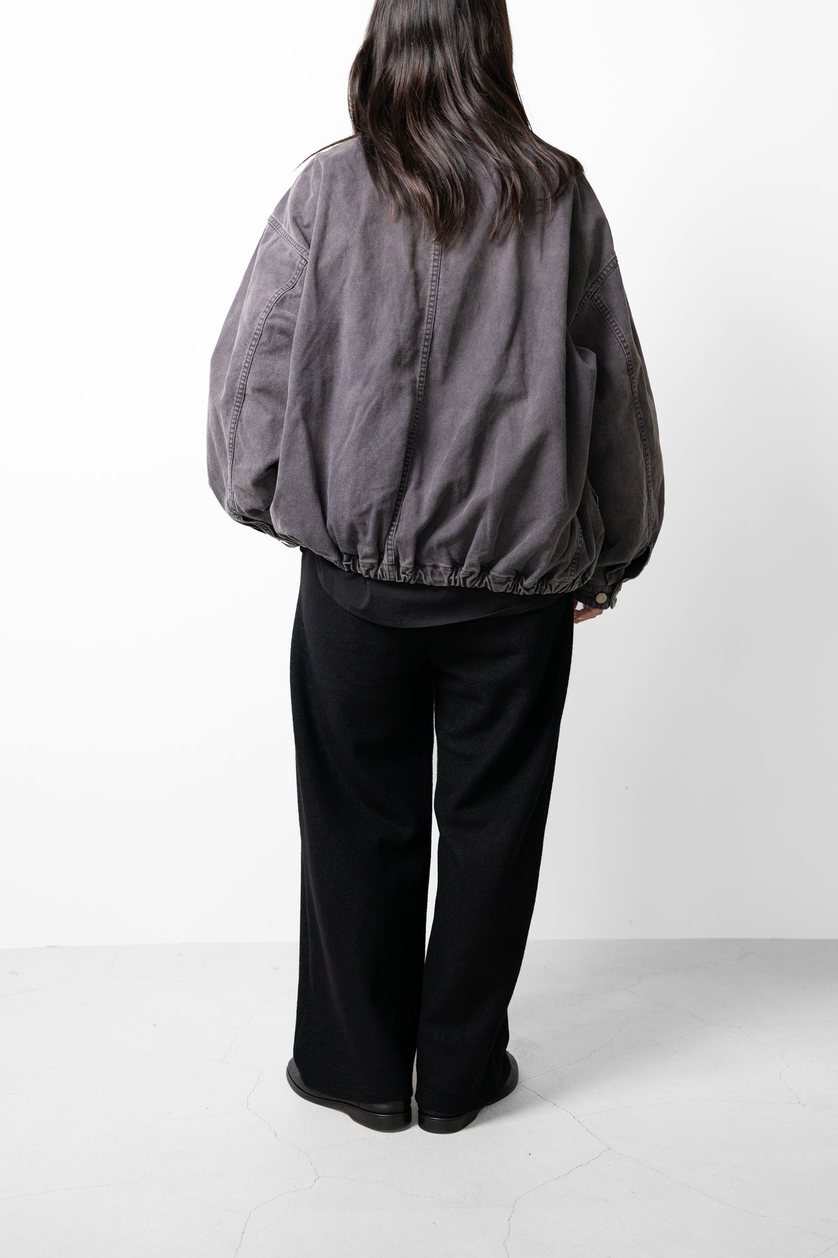 ssstein/ SULFUR DYED WHIPCORD VINTAGE JACKET "BLACK"