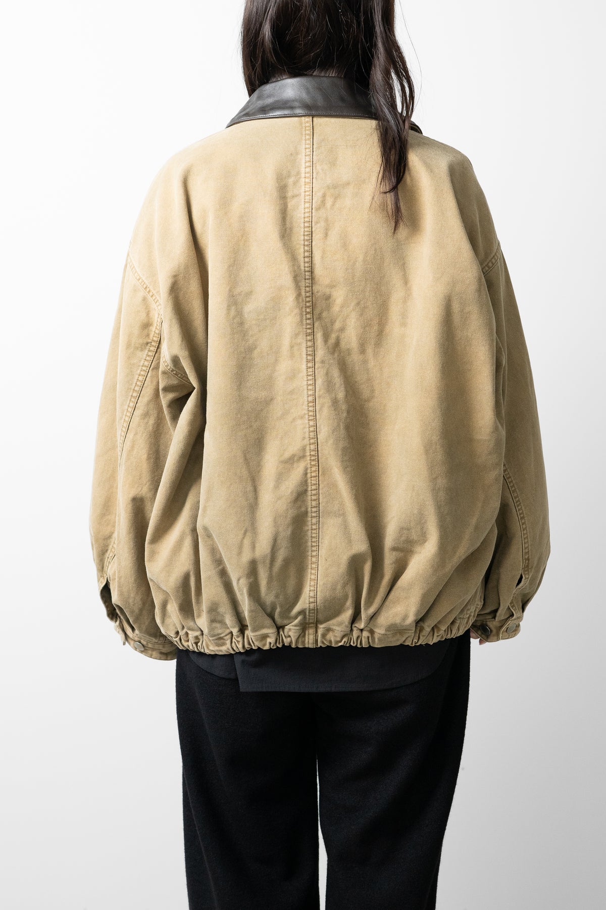 ssstein/ SULFUR DYED WHIPCORD VINTAGE JACKET "KHAKI"