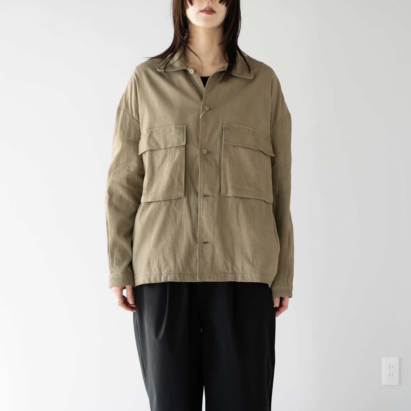 SEEALL/ POCKET BLOUSON "SHIBUKI"