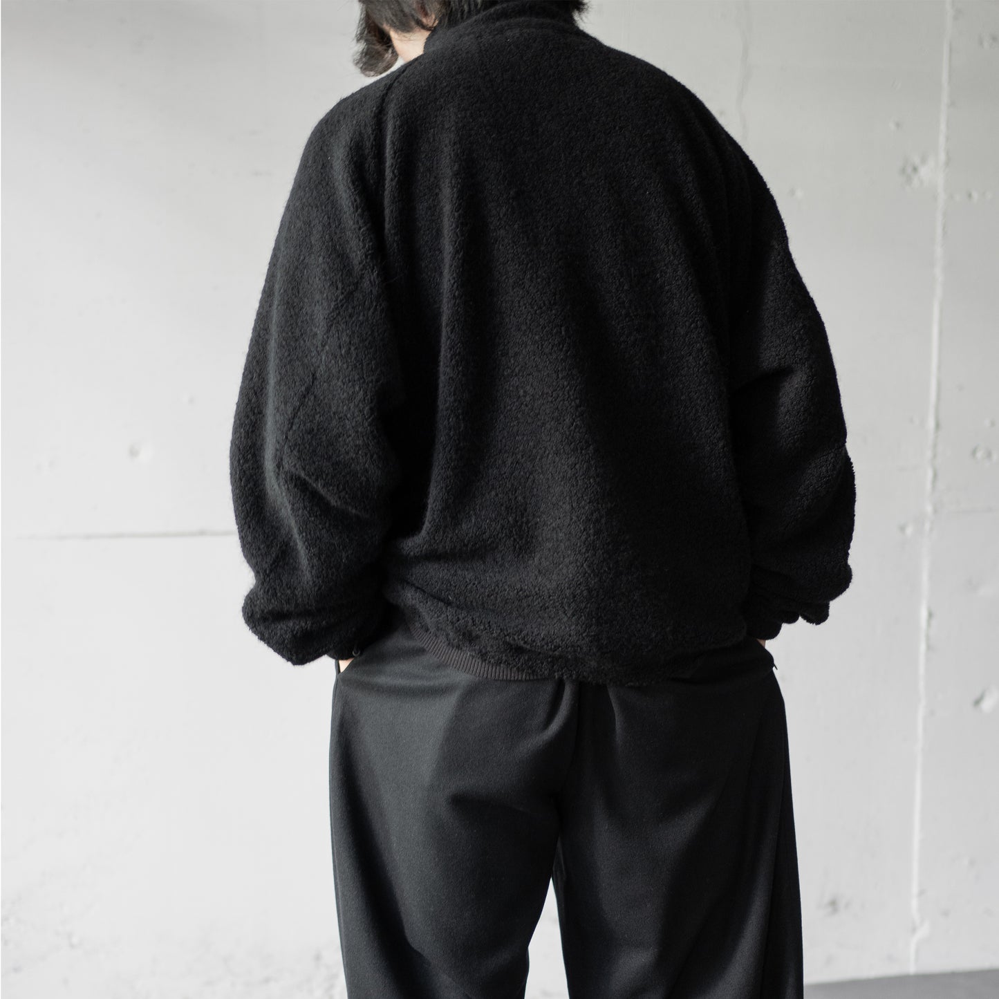 Afiit / FLEECE BLOUSON "BLACK"