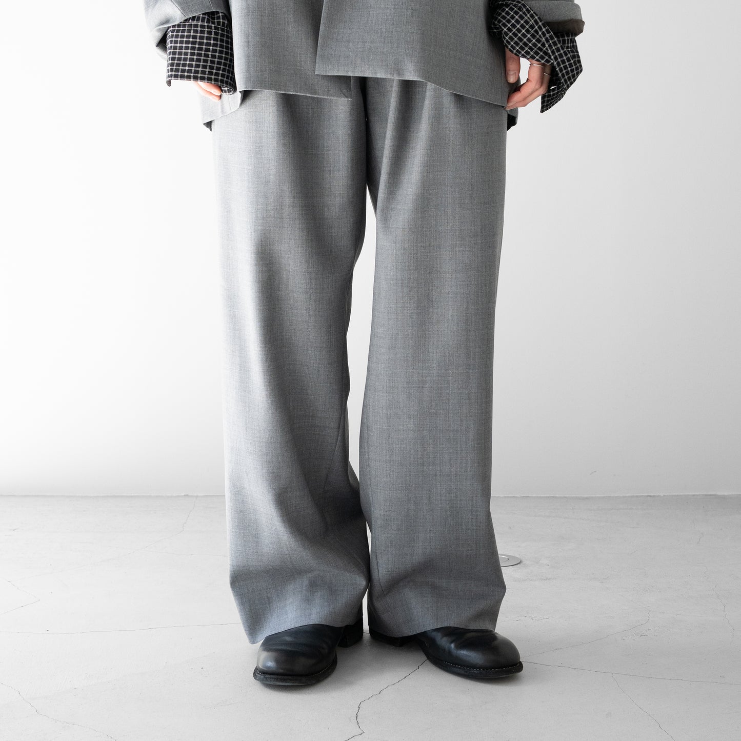 Afiit / 3TUCK SLACKS "GRAY"
