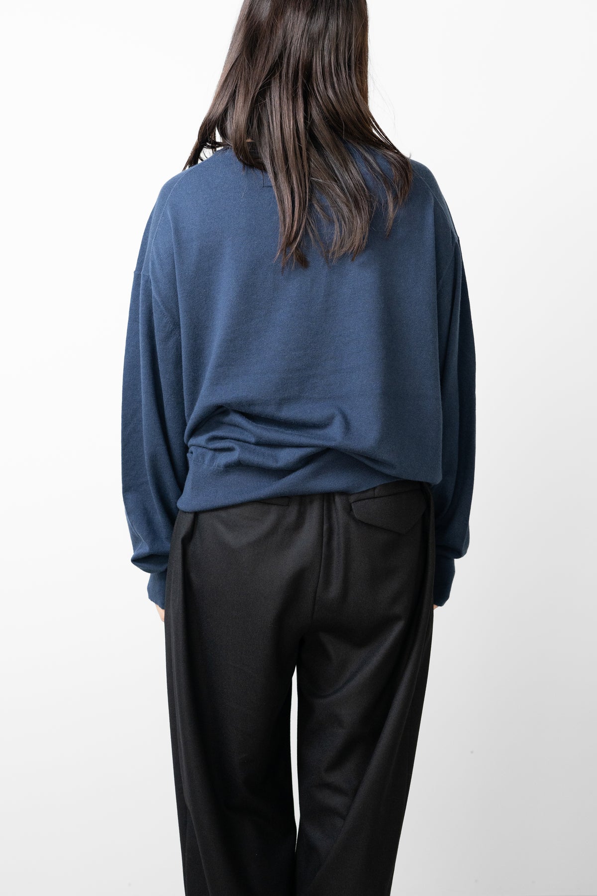 Afiit / COTTON CASHMERE LS  "B.GRAY"