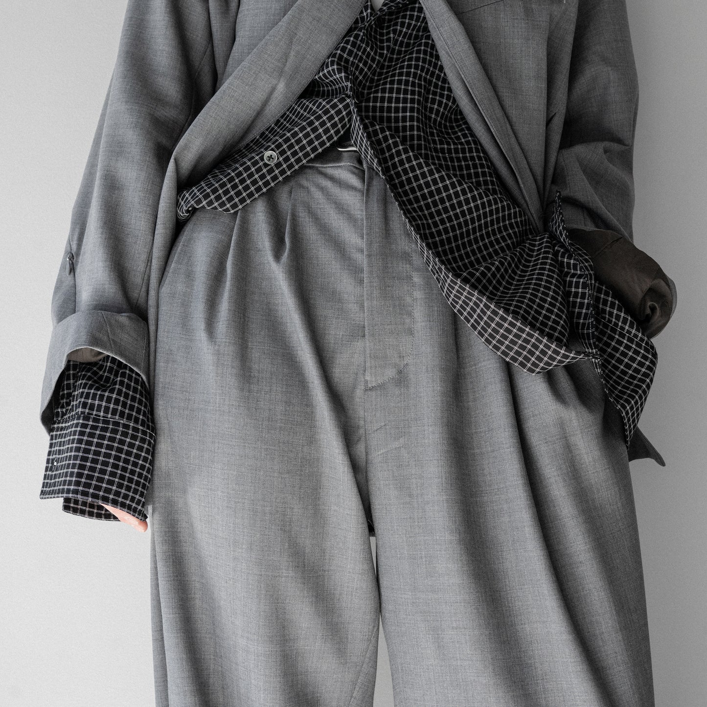 Afiit / 3TUCK SLACKS "GRAY"