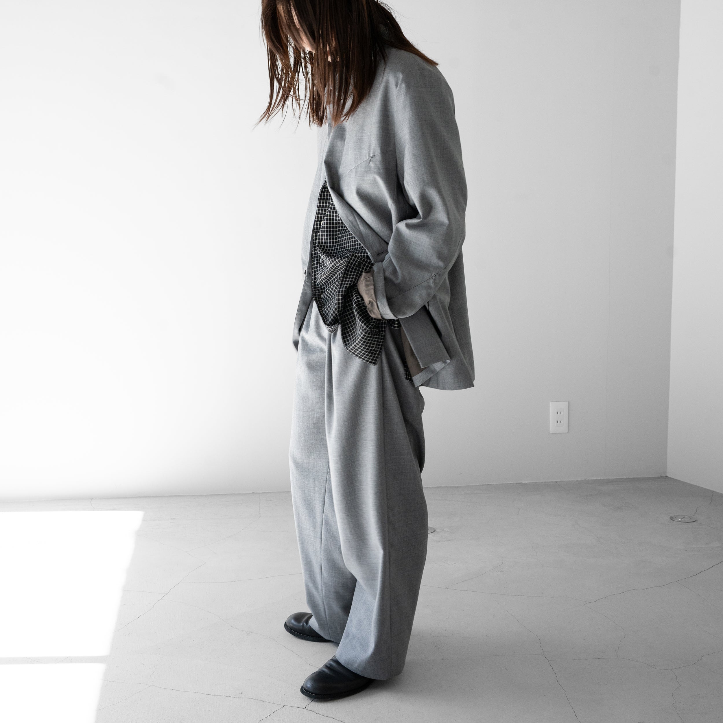 Afiit(アフィット) / RAYON CHECK SHIRT 