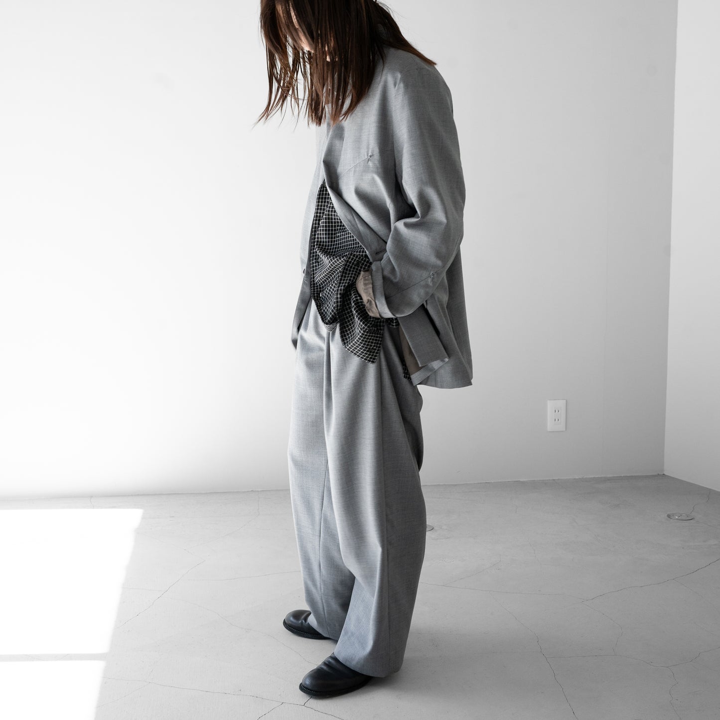 Afiit / TAILORED JACKET "GRAY"