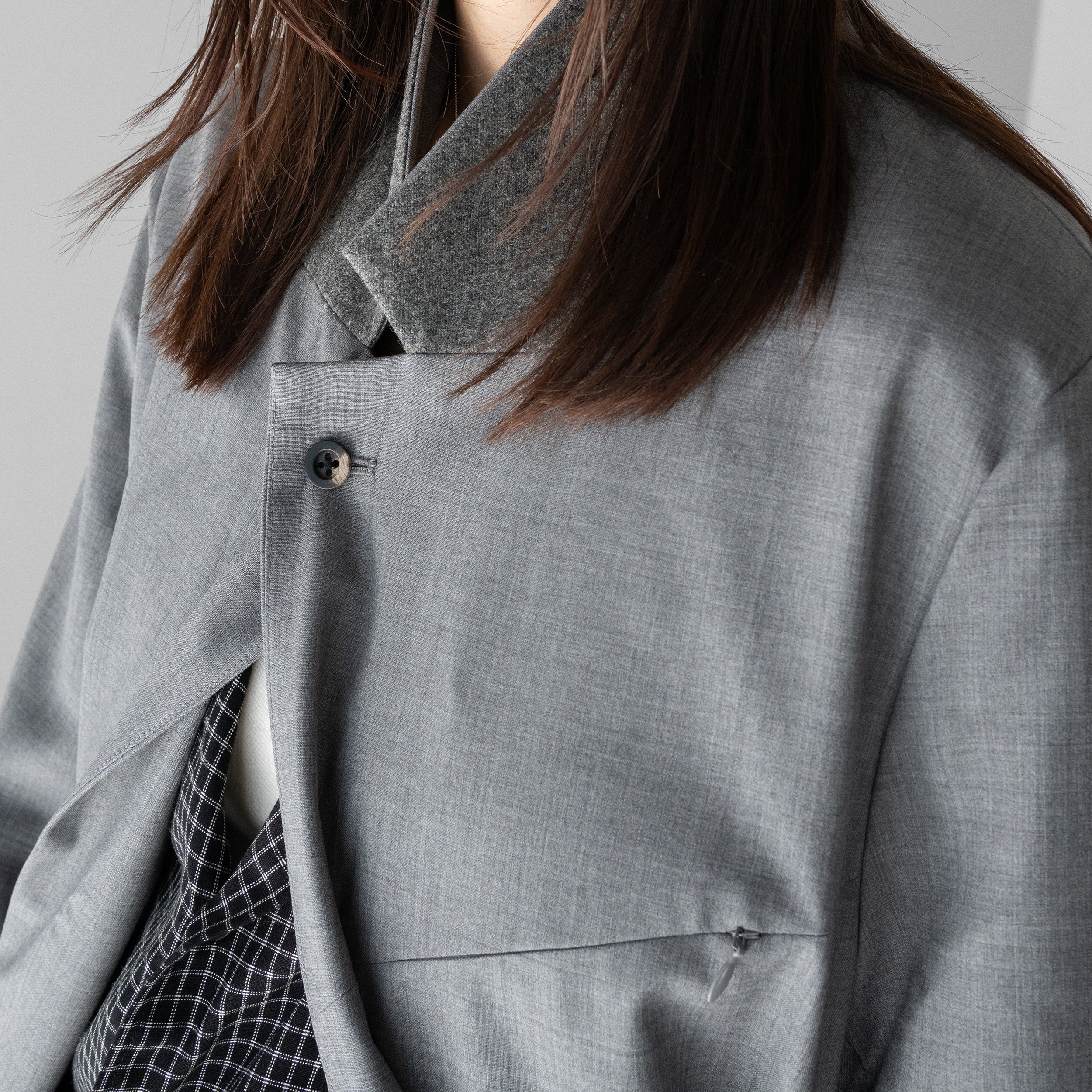 Afiit(アフィット) / RAYON CHECK SHIRT 