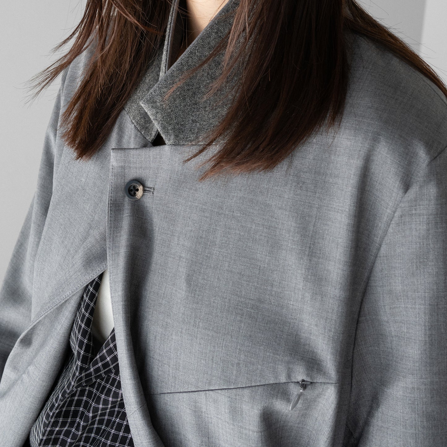 Afiit / TAILORED JACKET "GRAY"