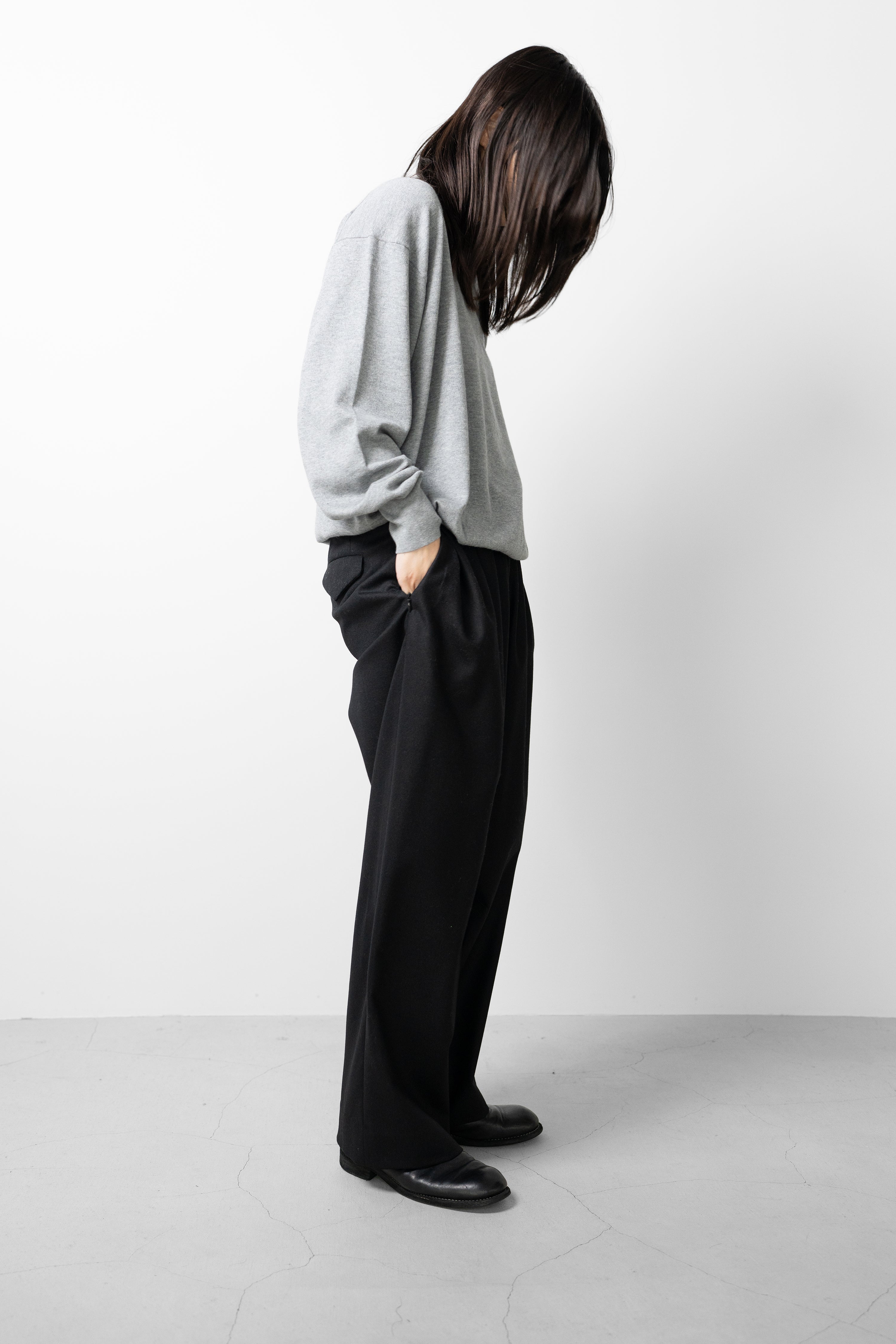 Afiit(アフィット) / COTTON CASHMERE LS 