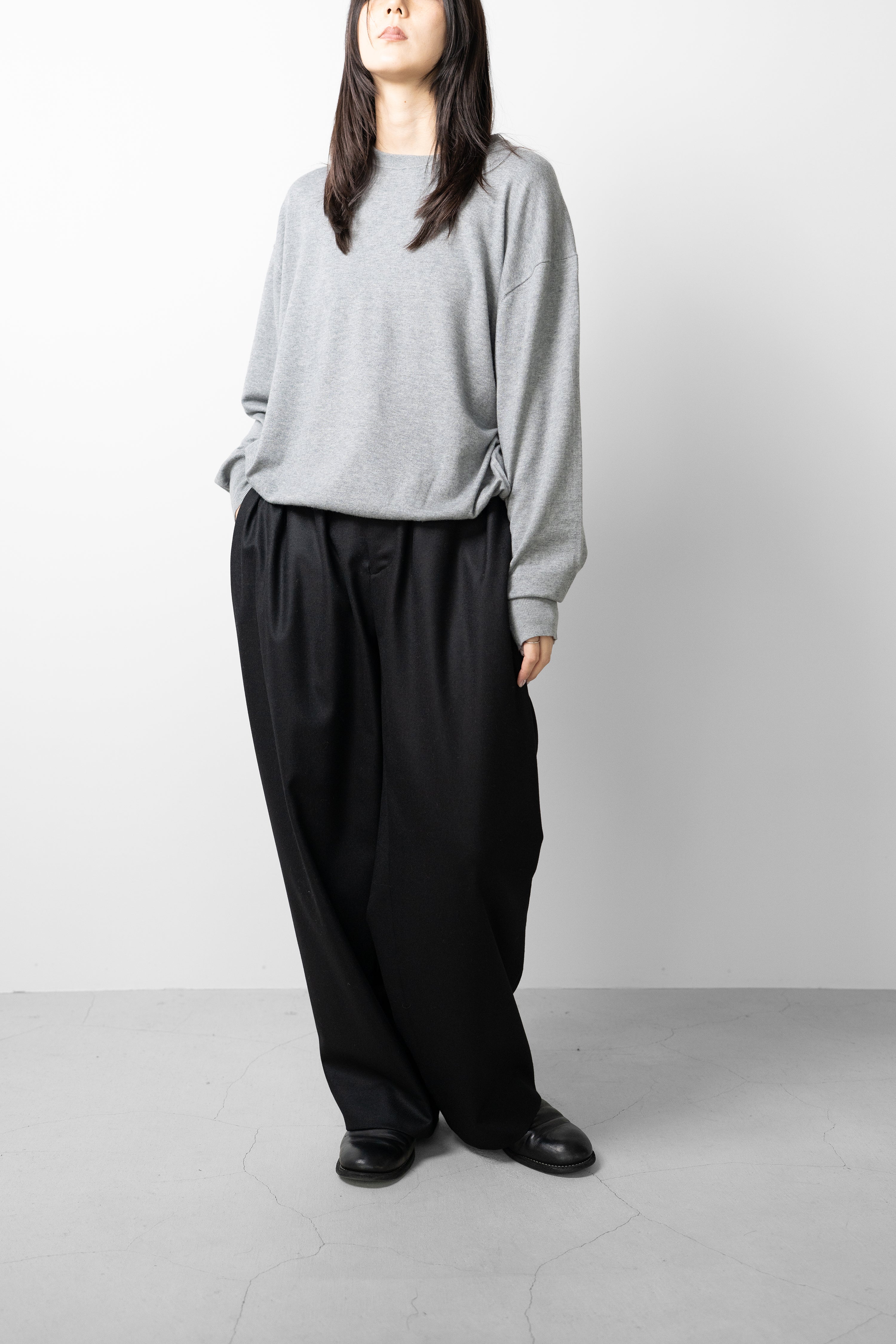 Afiit アフィットCOTTON CASHMERE LS Afiit(アフィット) / COTTON CASHMERE LS 