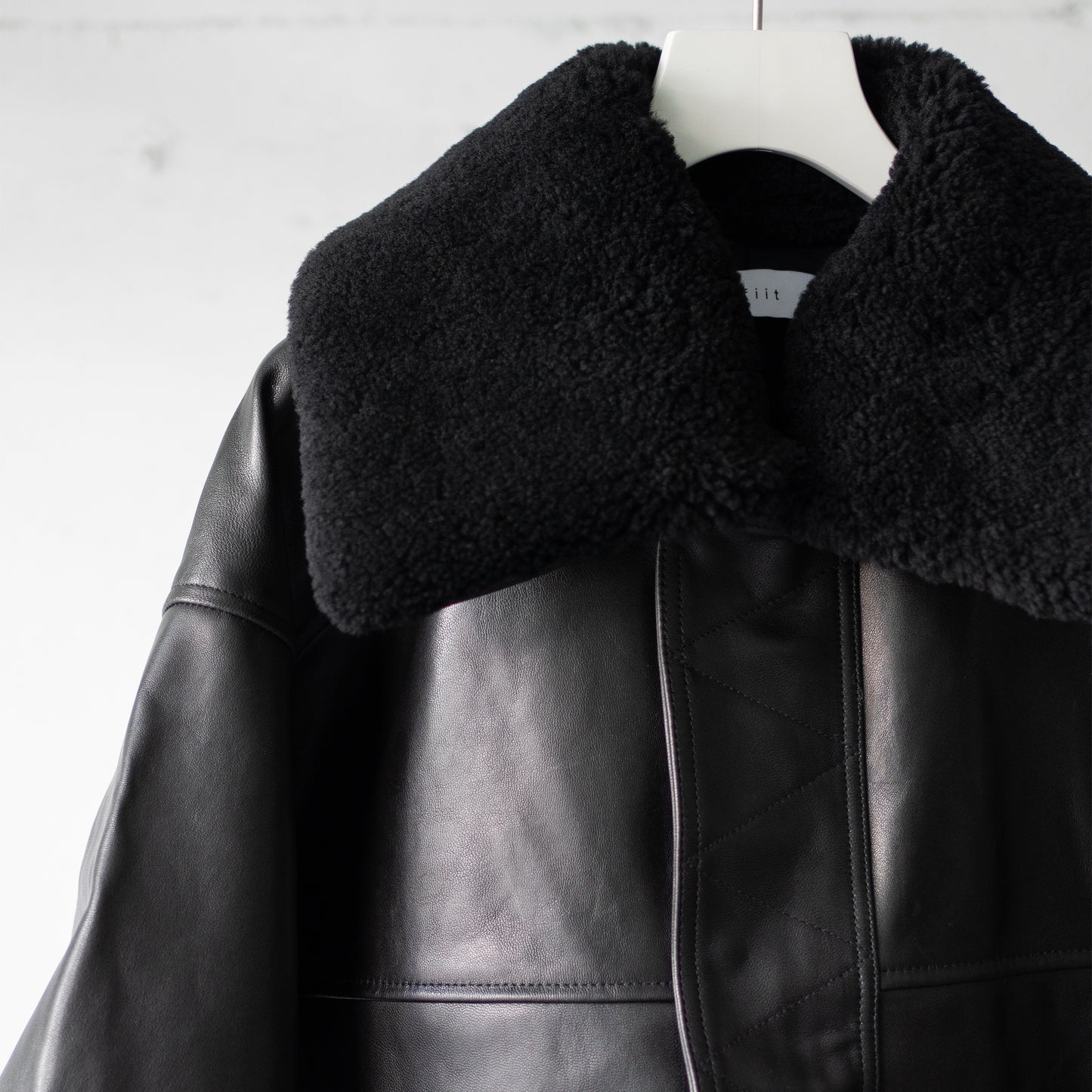 Afiit / LEATHER JACKET "BLACK"