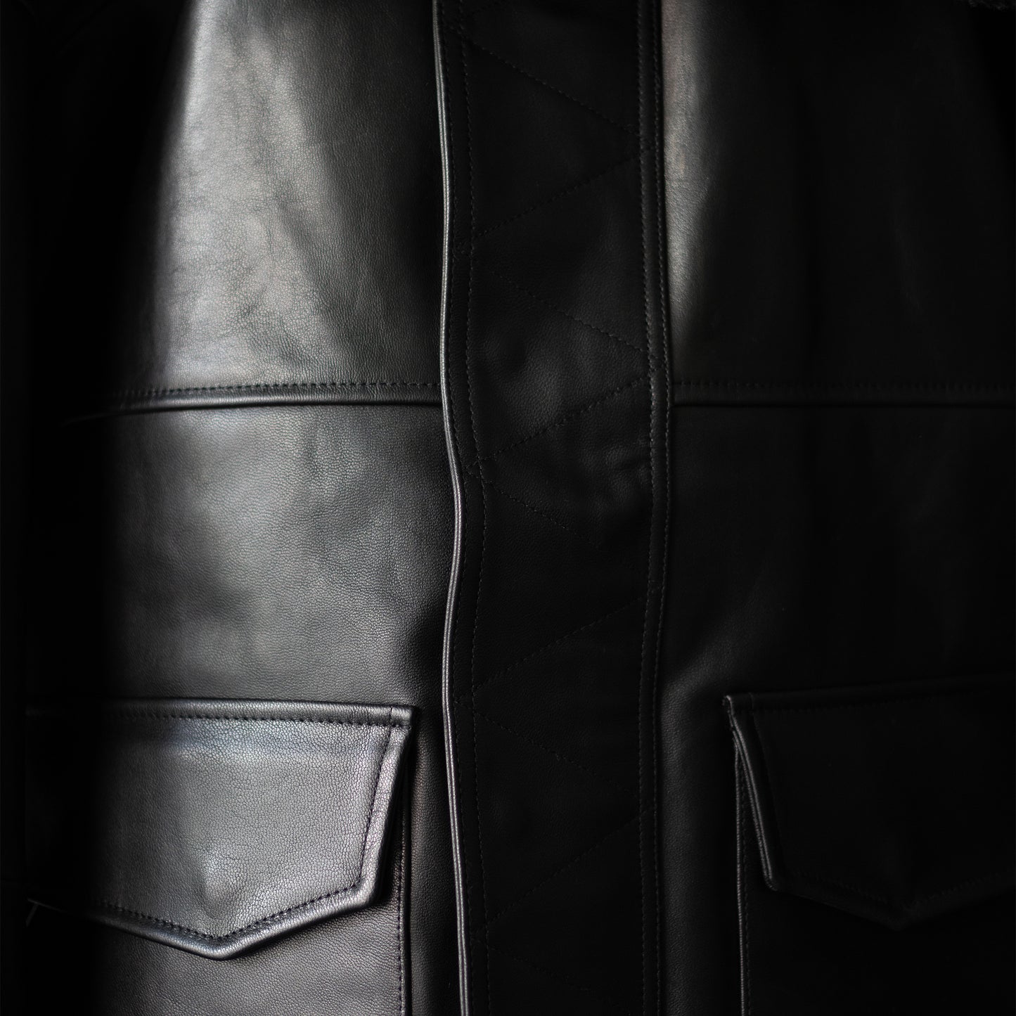 Afiit / LEATHER JACKET "BLACK"