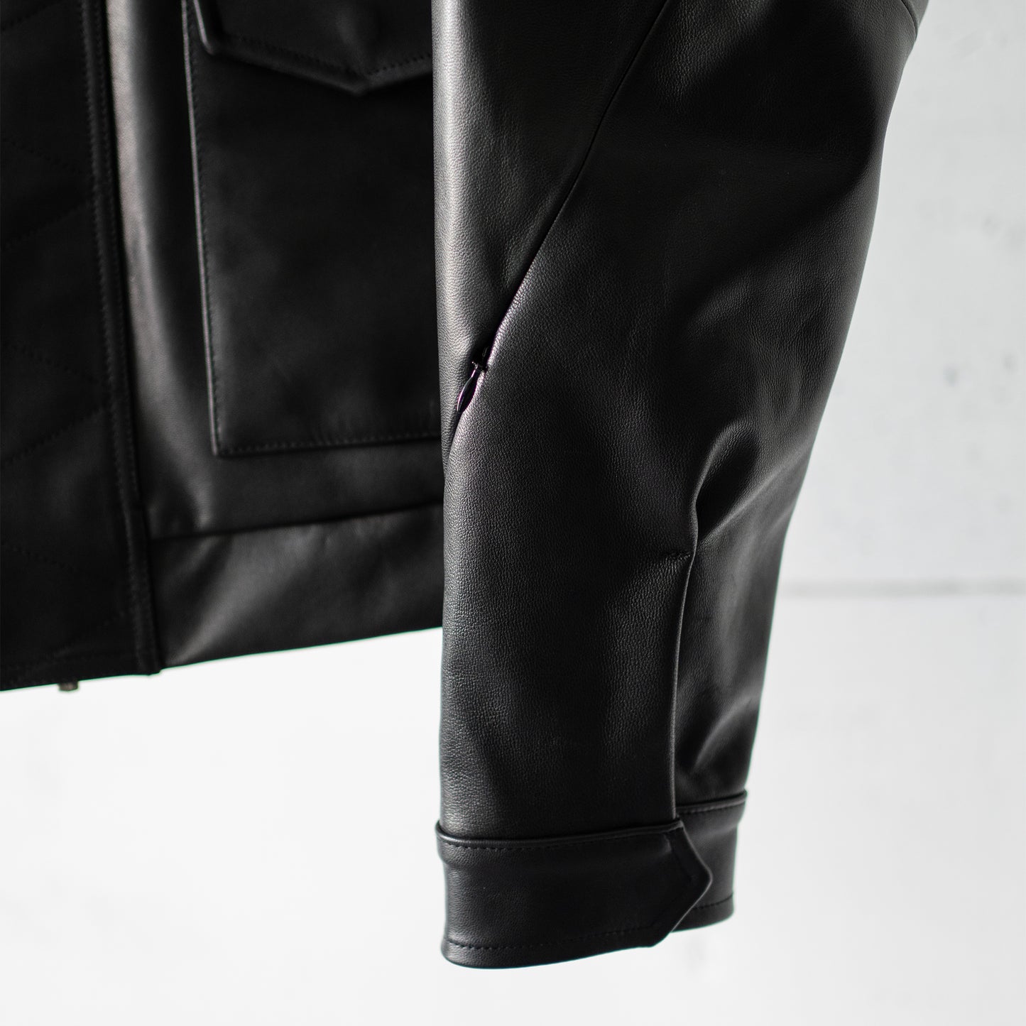 Afiit / LEATHER JACKET "BLACK"