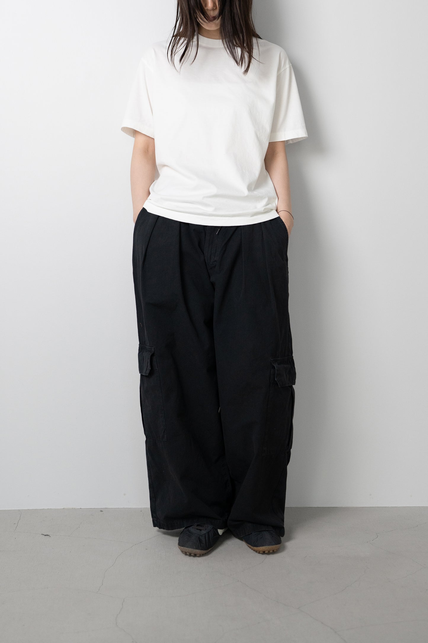 YOKE/ Suvin Cotton YOKE T-shirt "WHITE"