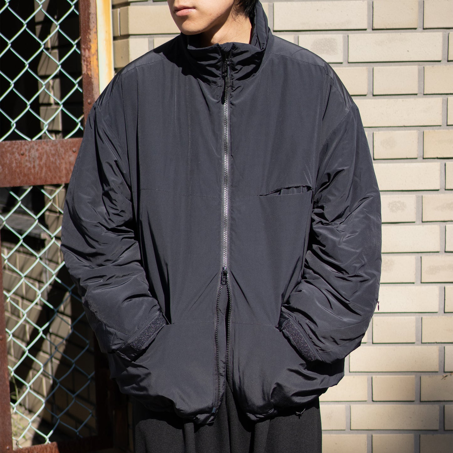 Afiit / WATER PROOF PUFF JACKET "BLACK"