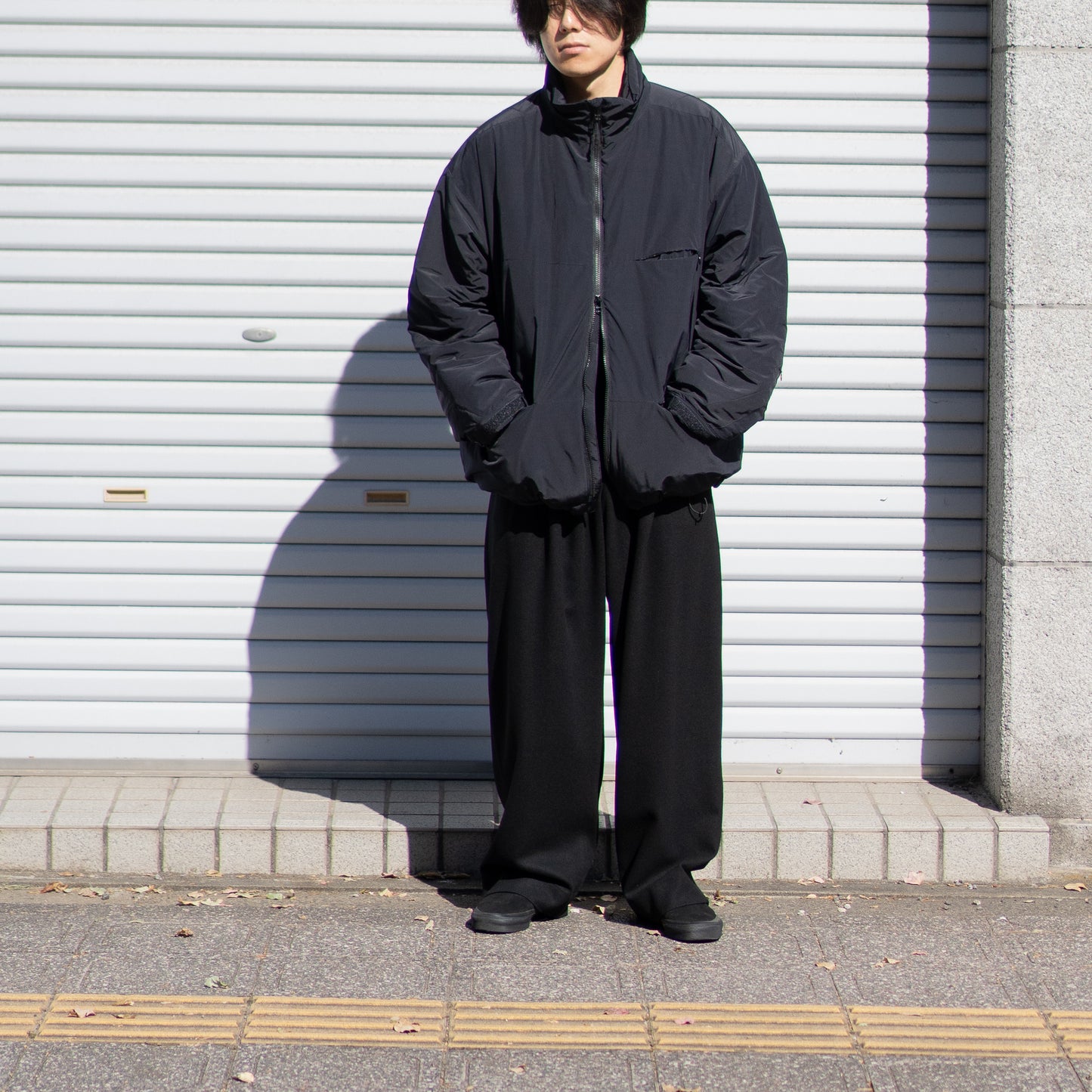 Afiit / WATER PROOF PUFF JACKET "BLACK"