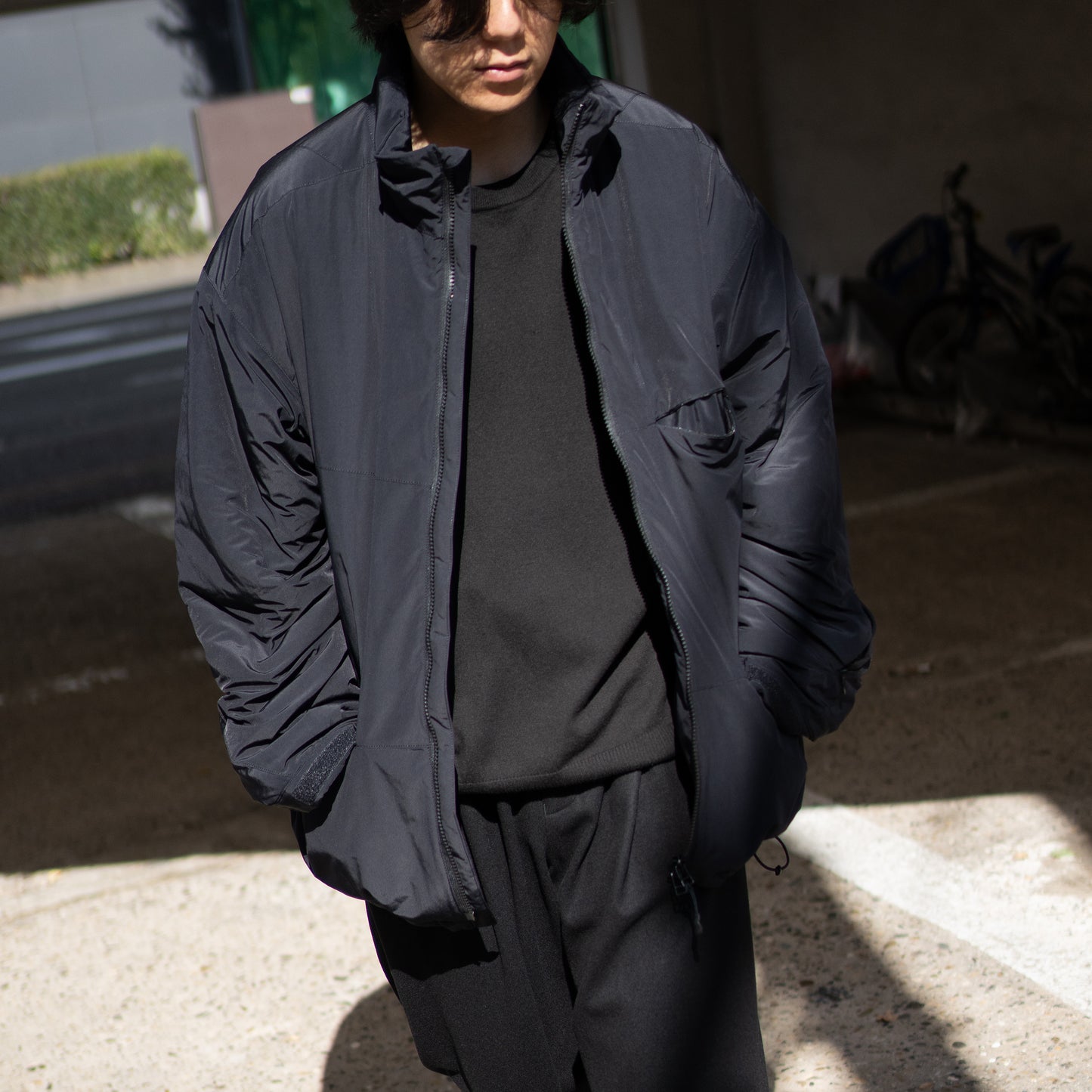 Afiit / WATER PROOF PUFF JACKET "BLACK"