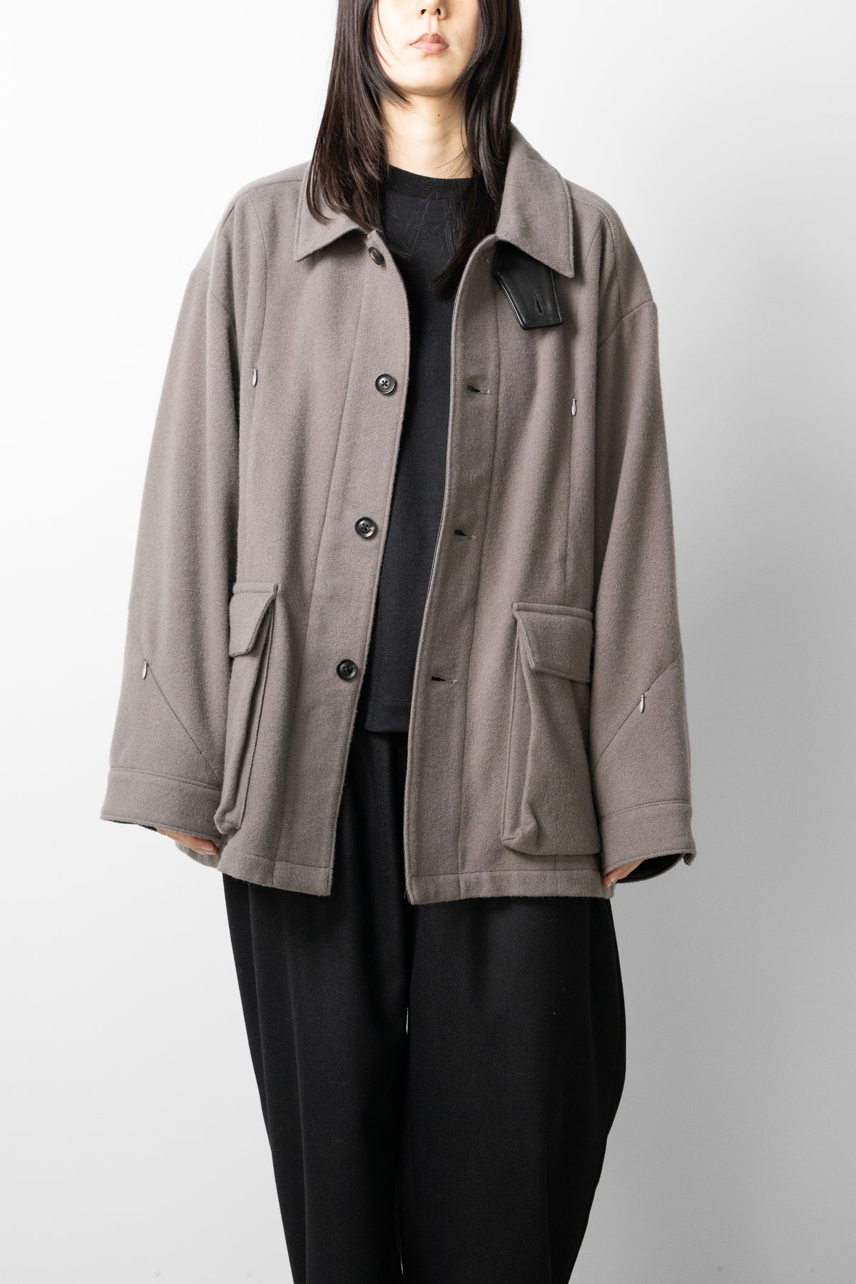 Afiit / COVERALL JACKET  "GREIGE"