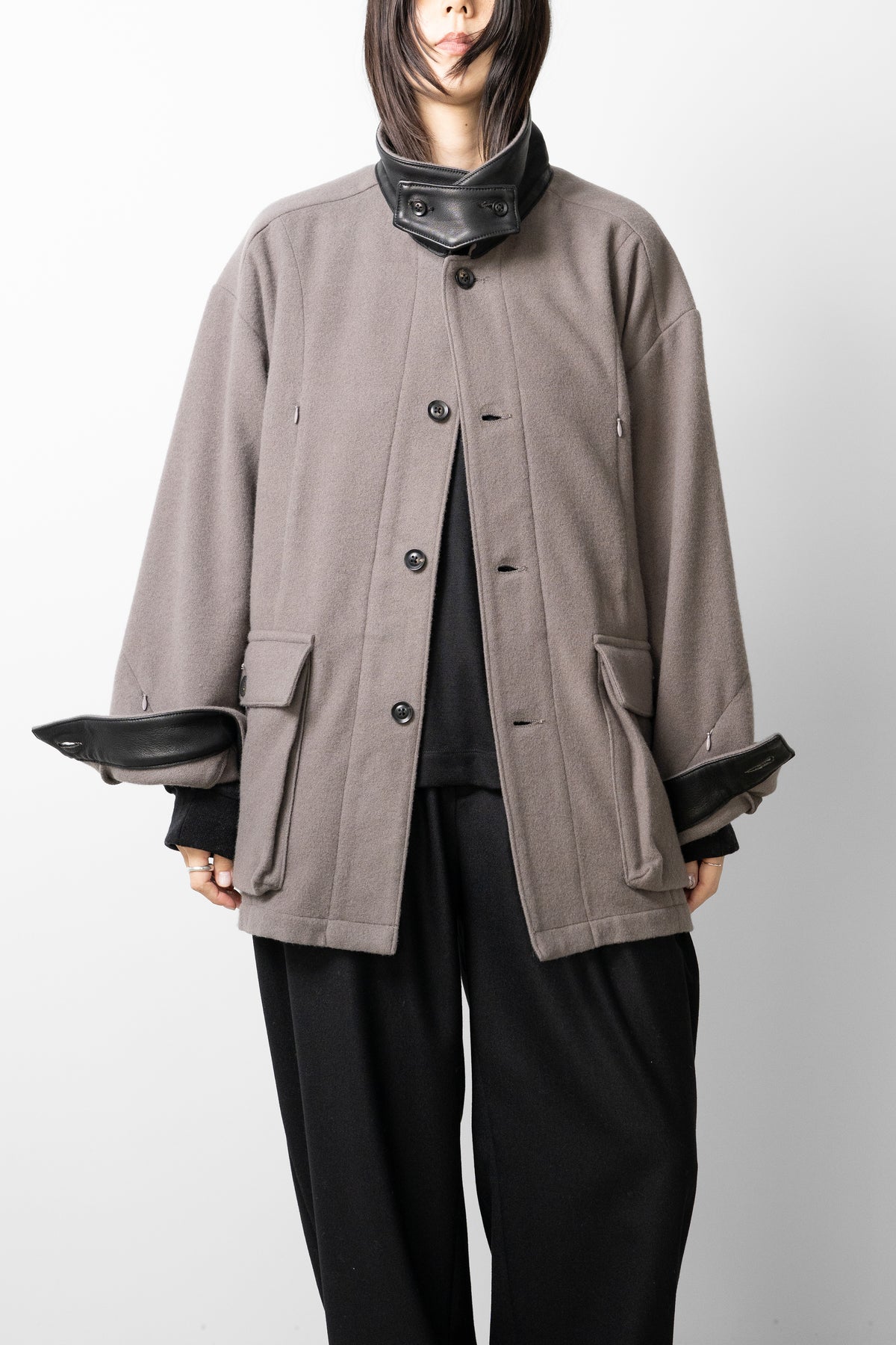Afiit / COVERALL JACKET  "GREIGE"