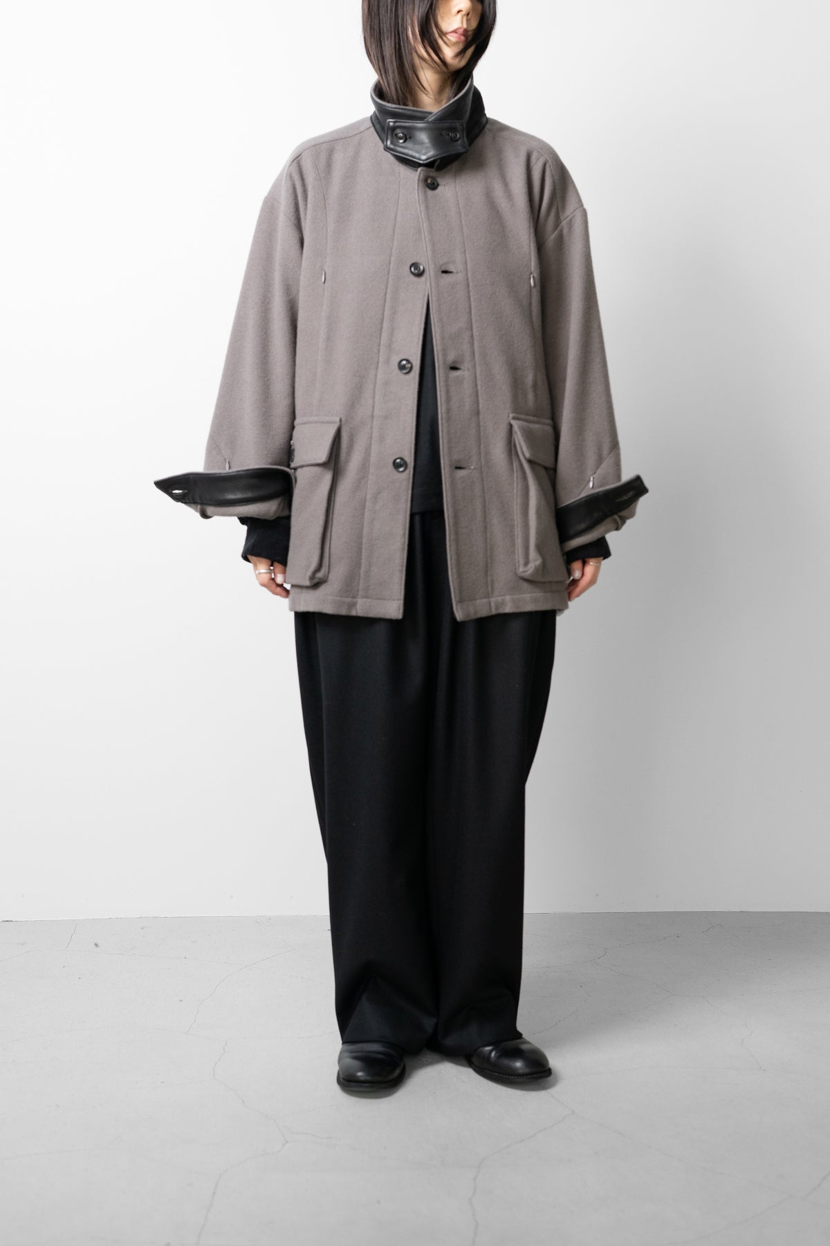 Afiit / COVERALL JACKET  "GREIGE"