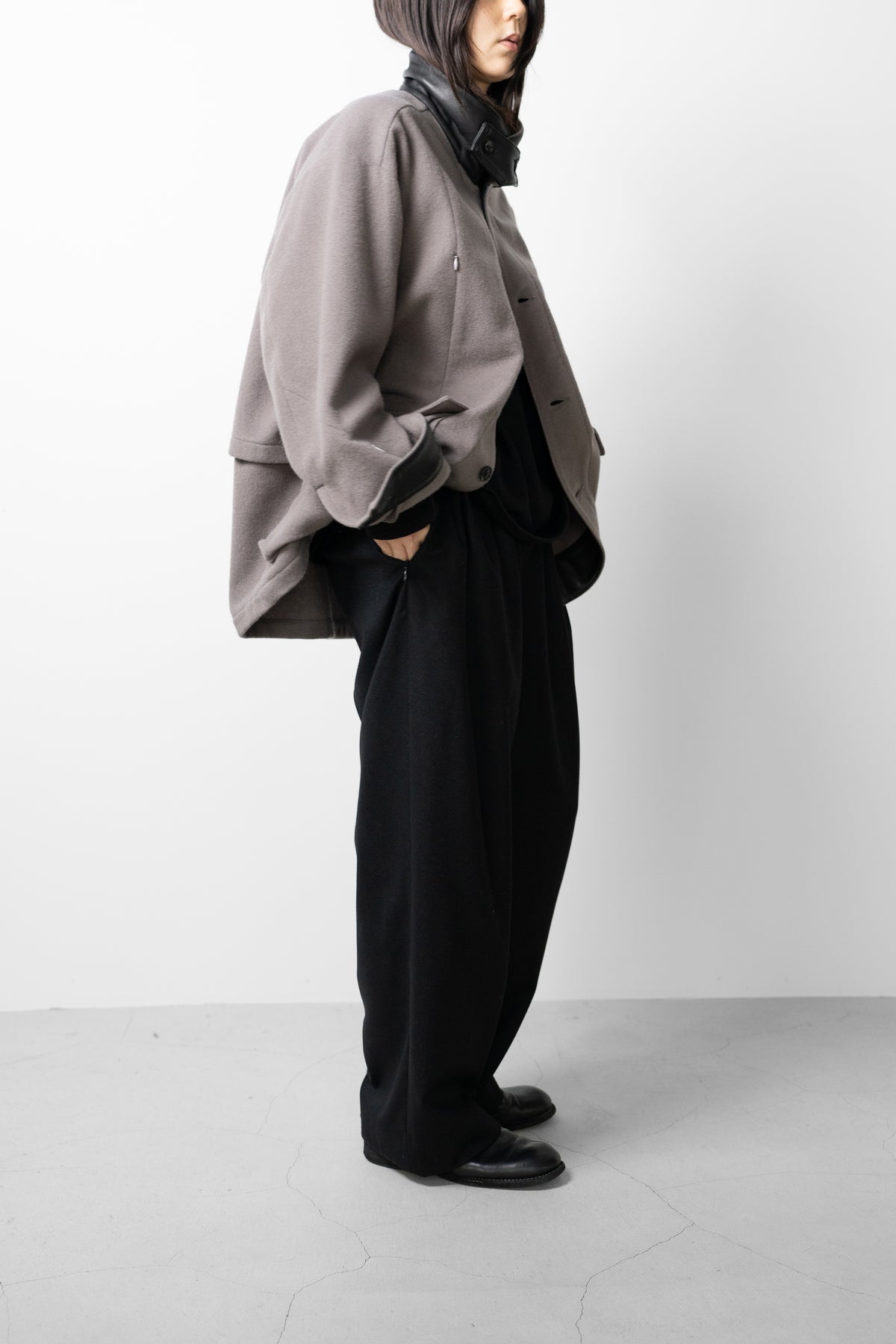 Afiit / COVERALL JACKET  "GREIGE"