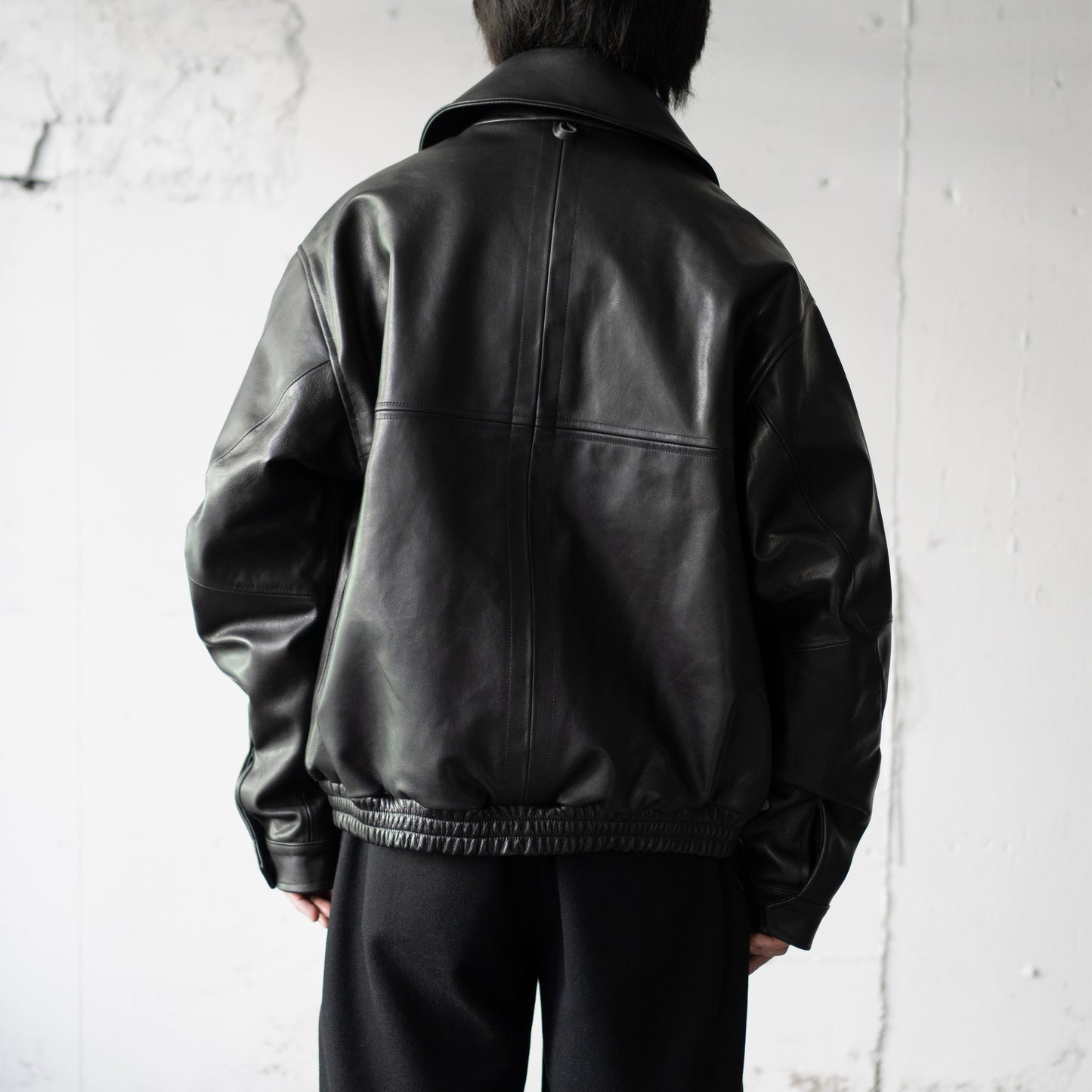 Afiit / LEATHER JACKET "BLACK"