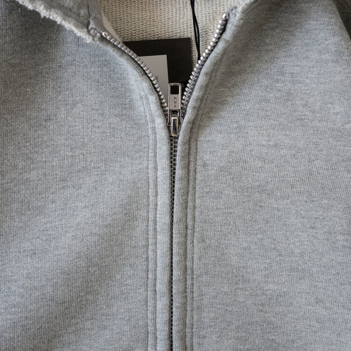 Antwort / CUT OFF ZIP HOODIE "GREY"