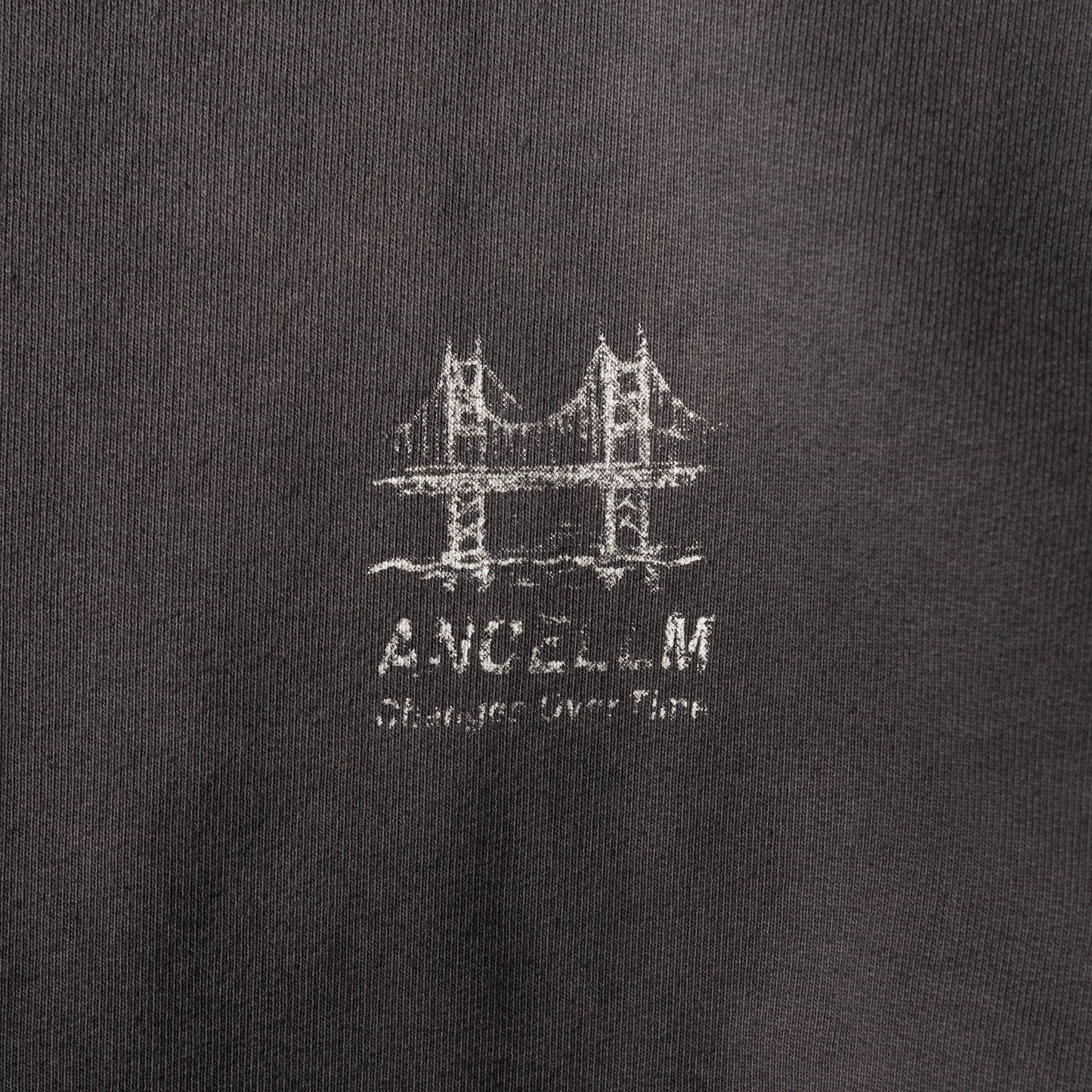 ANCELLM / BRIDGE SWEAT SHIRT "BLACK"