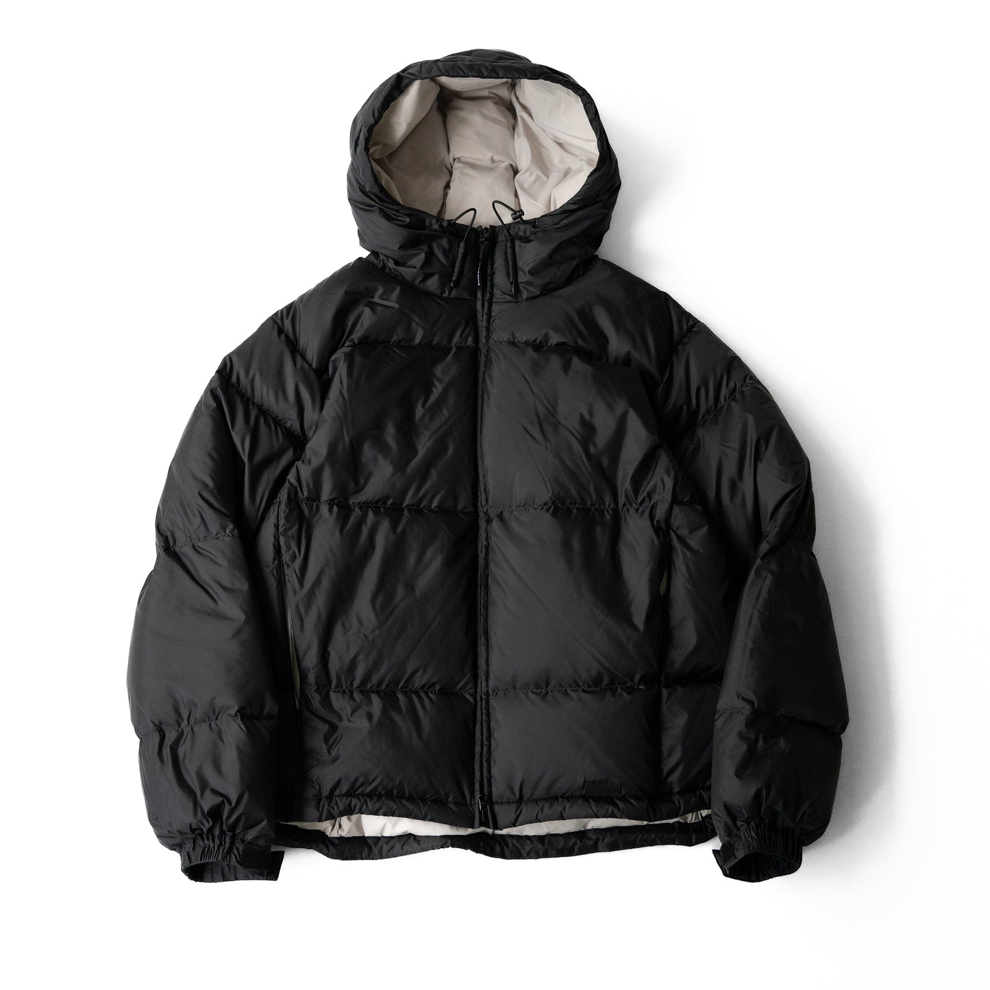FARAH/ Light Weight Hooded Down Jacket "Black"