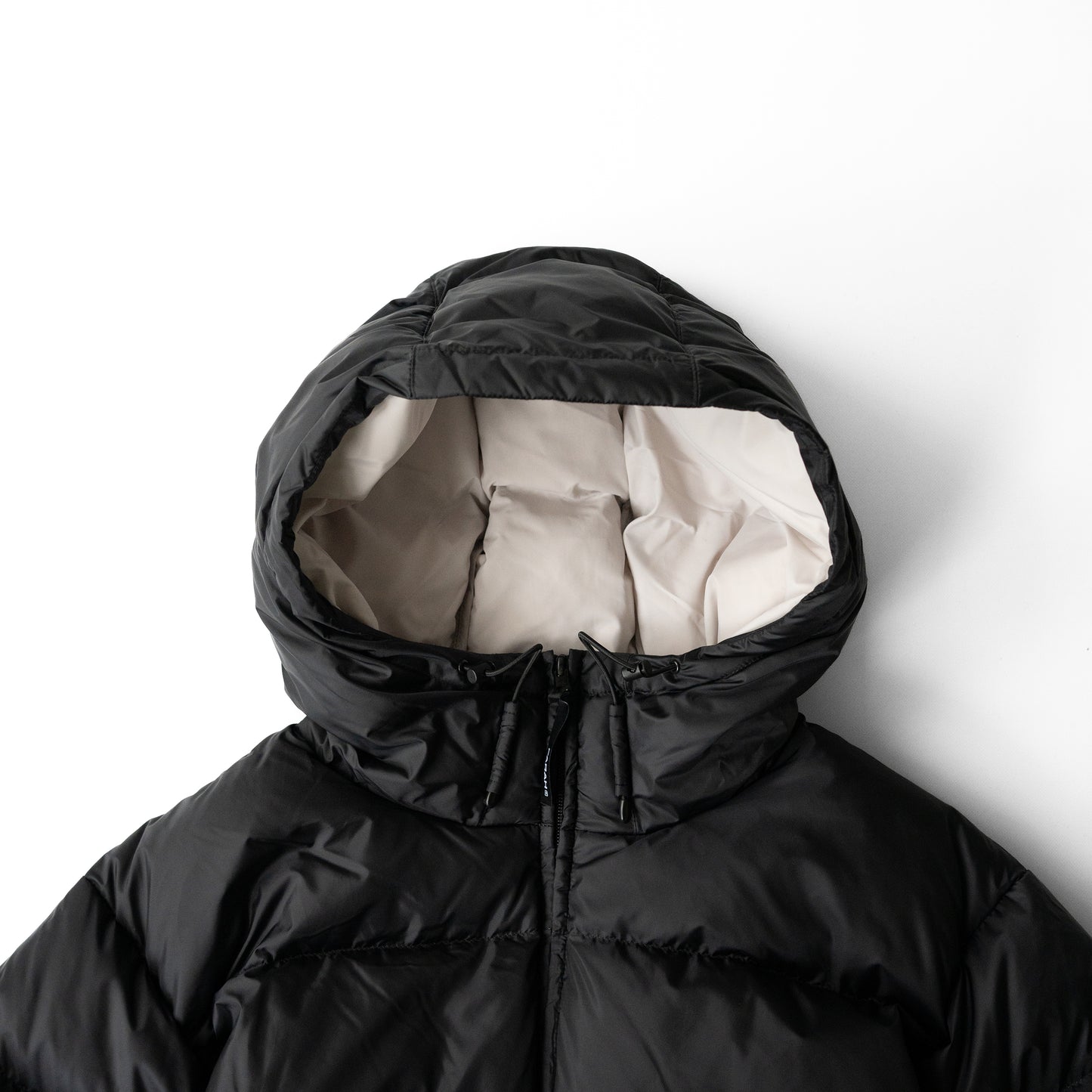FARAH/ Light Weight Hooded Down Jacket "Black"