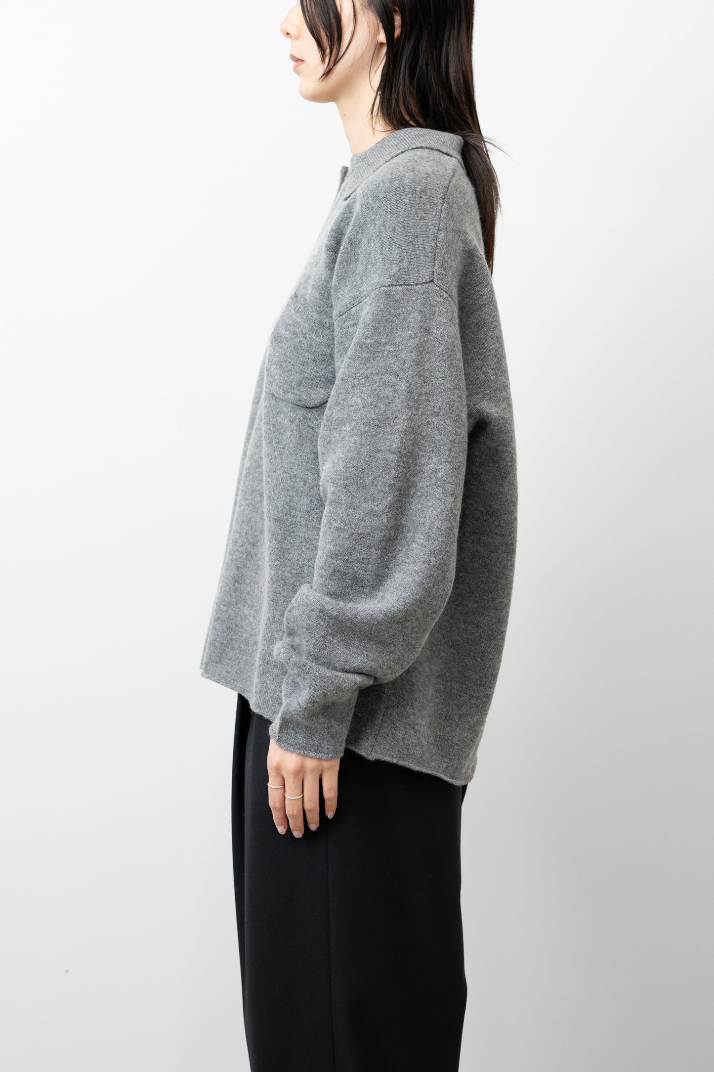 SEEALL/ SKIPPER POLO LS "GREY"