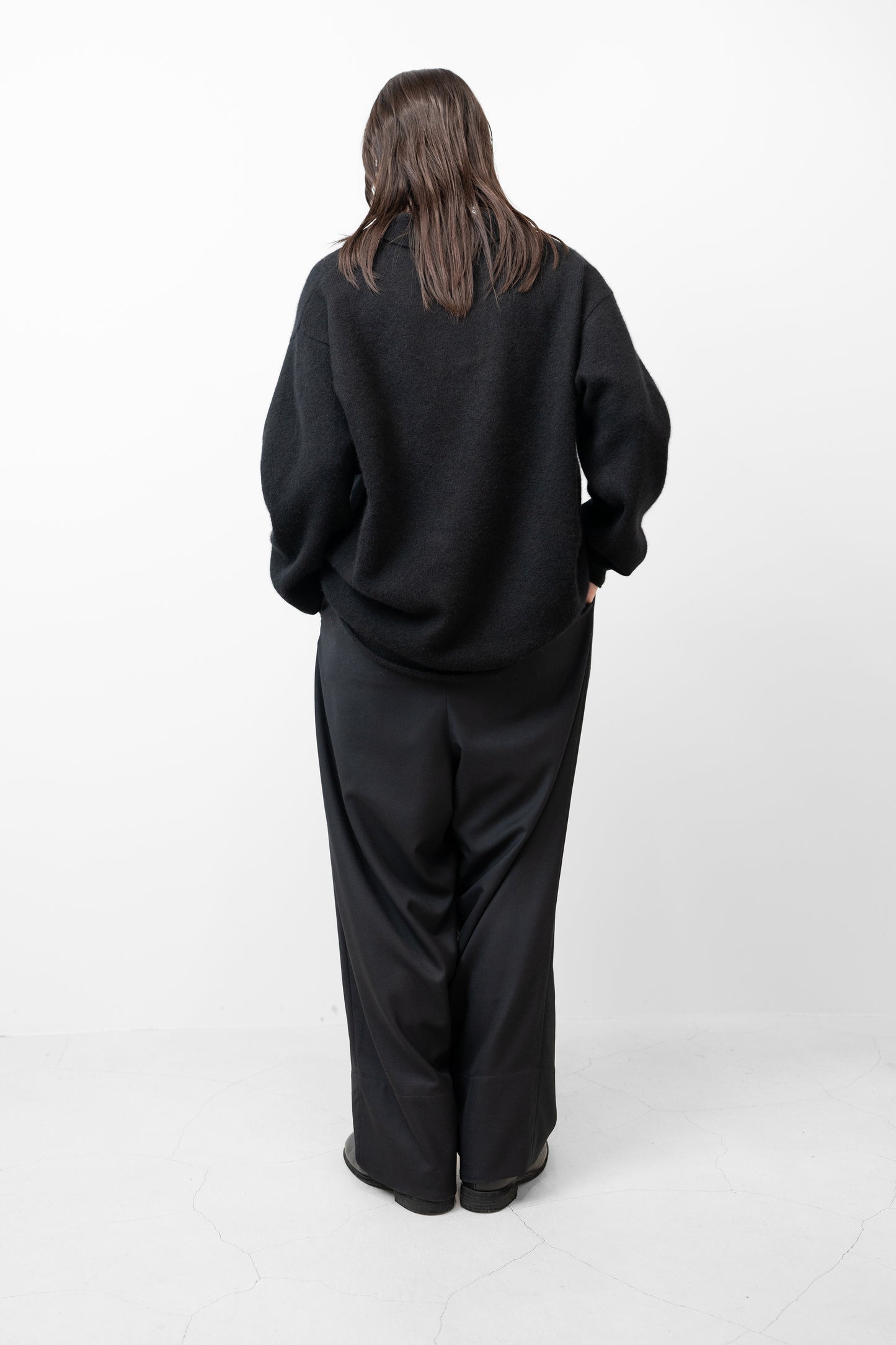 SEEALL/ SKIPPER POLO LS "BLACK"