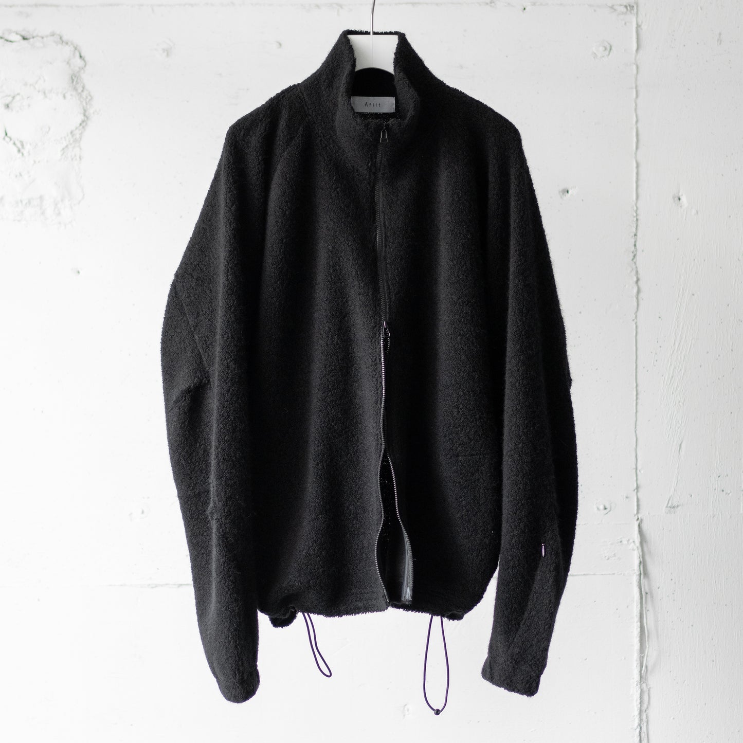 Afiit / FLEECE BLOUSON "BLACK"