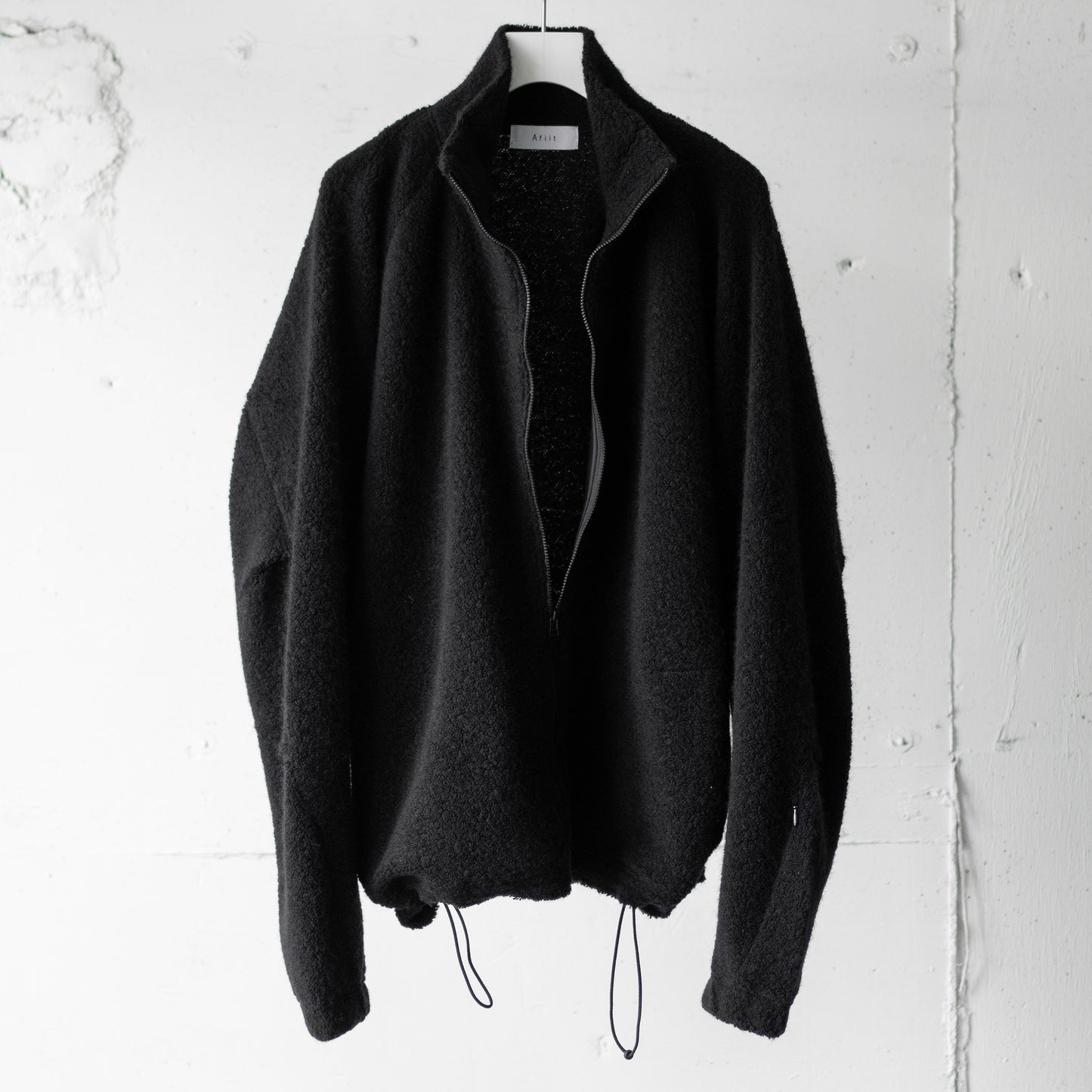 Afiit / FLEECE BLOUSON "BLACK"