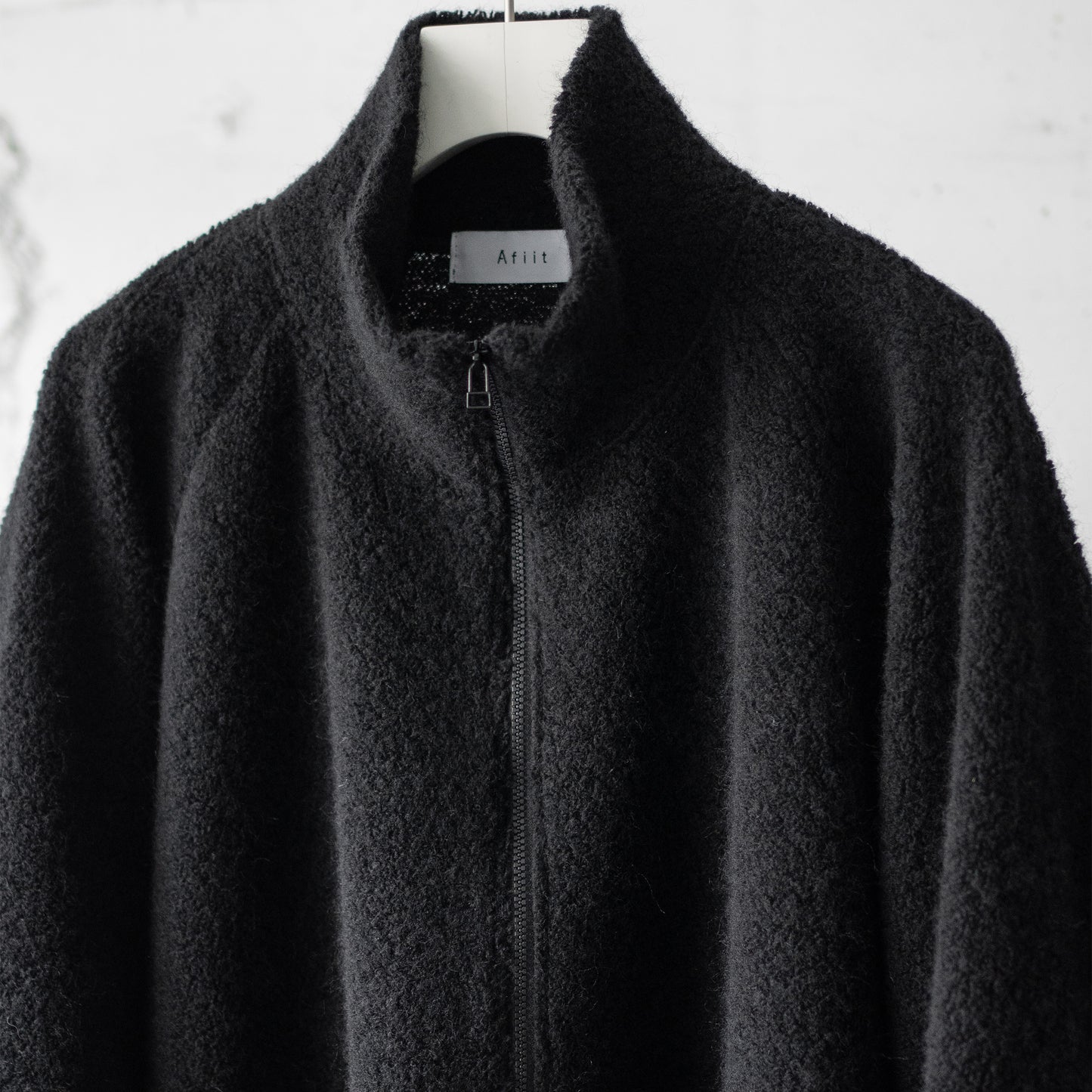 Afiit / FLEECE BLOUSON "BLACK"