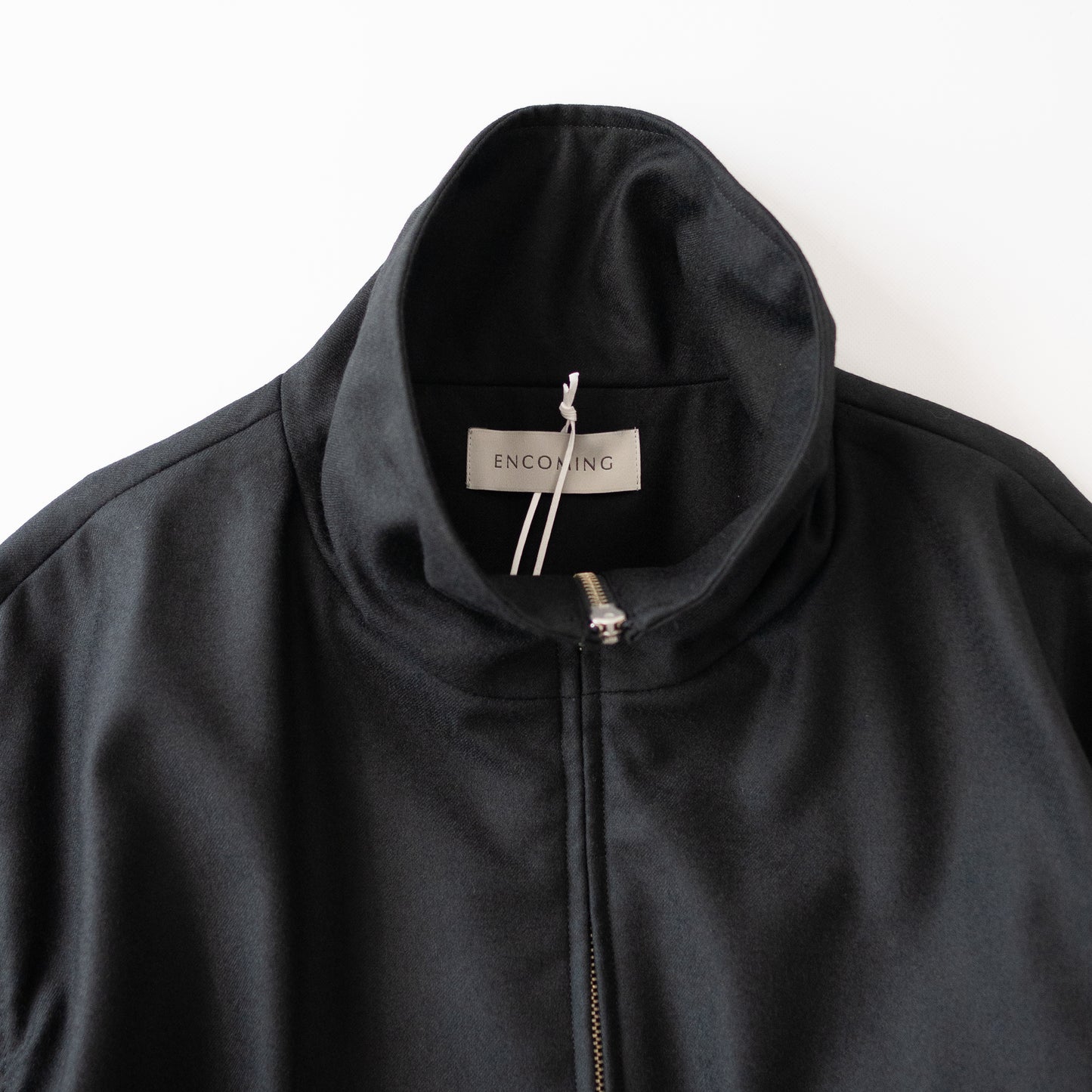 ENCOMING/ FRONT ZIP BLOUSON "CHARCOAL"