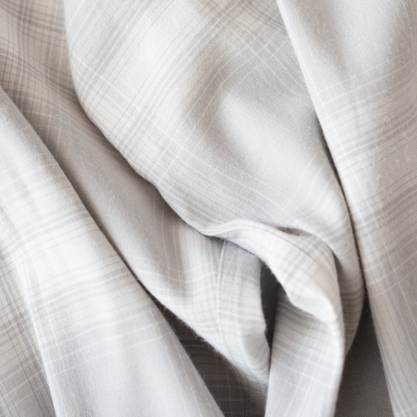 ENCOMING/ CLASSIC LONG SLEEVE SHIRT "WHITE CHECK"