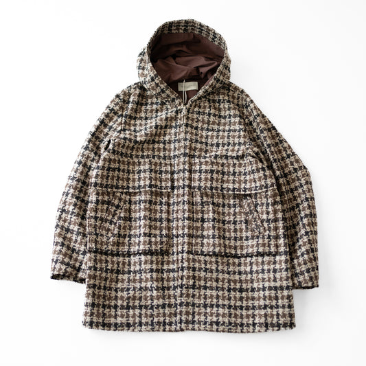 ENCOMING/ OVER PARKA COAT "BROWN"